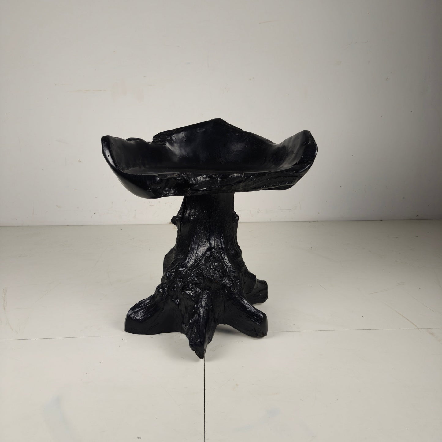 Mid-Century Black Tree Stump Chair Mid-Century Black Tree Stump Chair