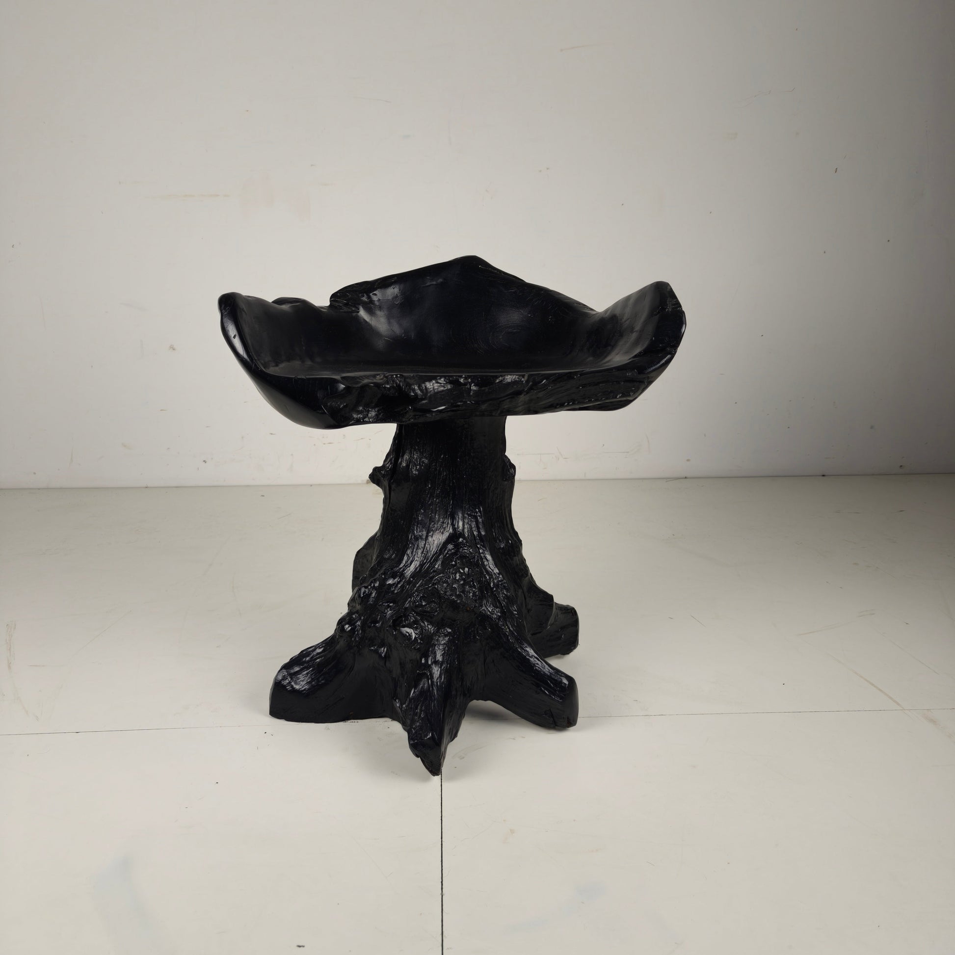 Mid-Century Black Tree Stump Chair Mid-Century Black Tree Stump Chair