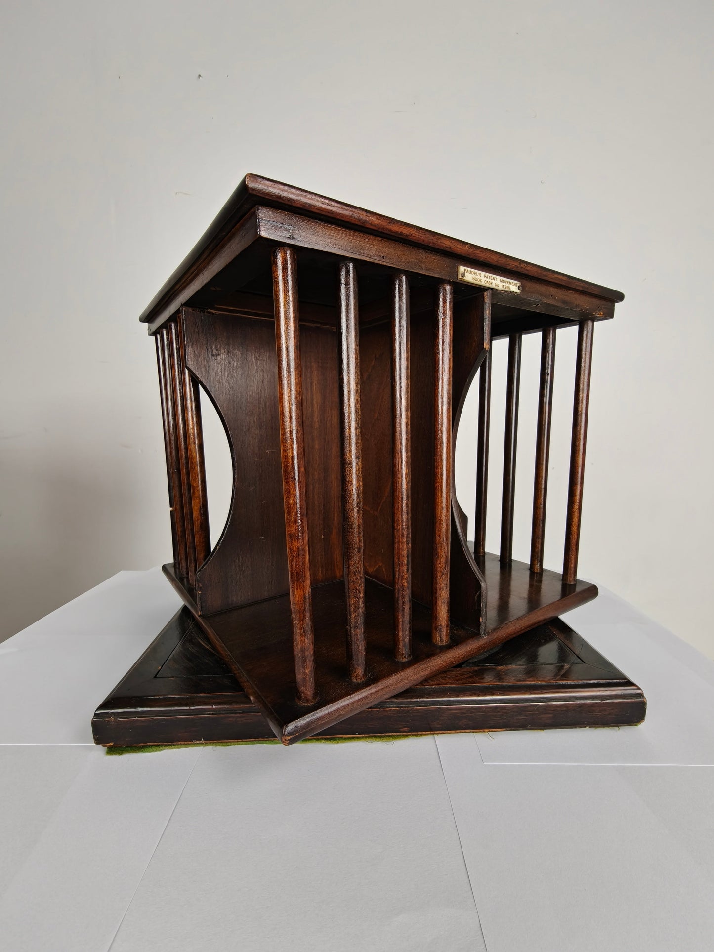 Miniature Antique Bookcase/Bookmill Circa 1900 Miniature Antique Bookcase/Bookmill Circa 1900