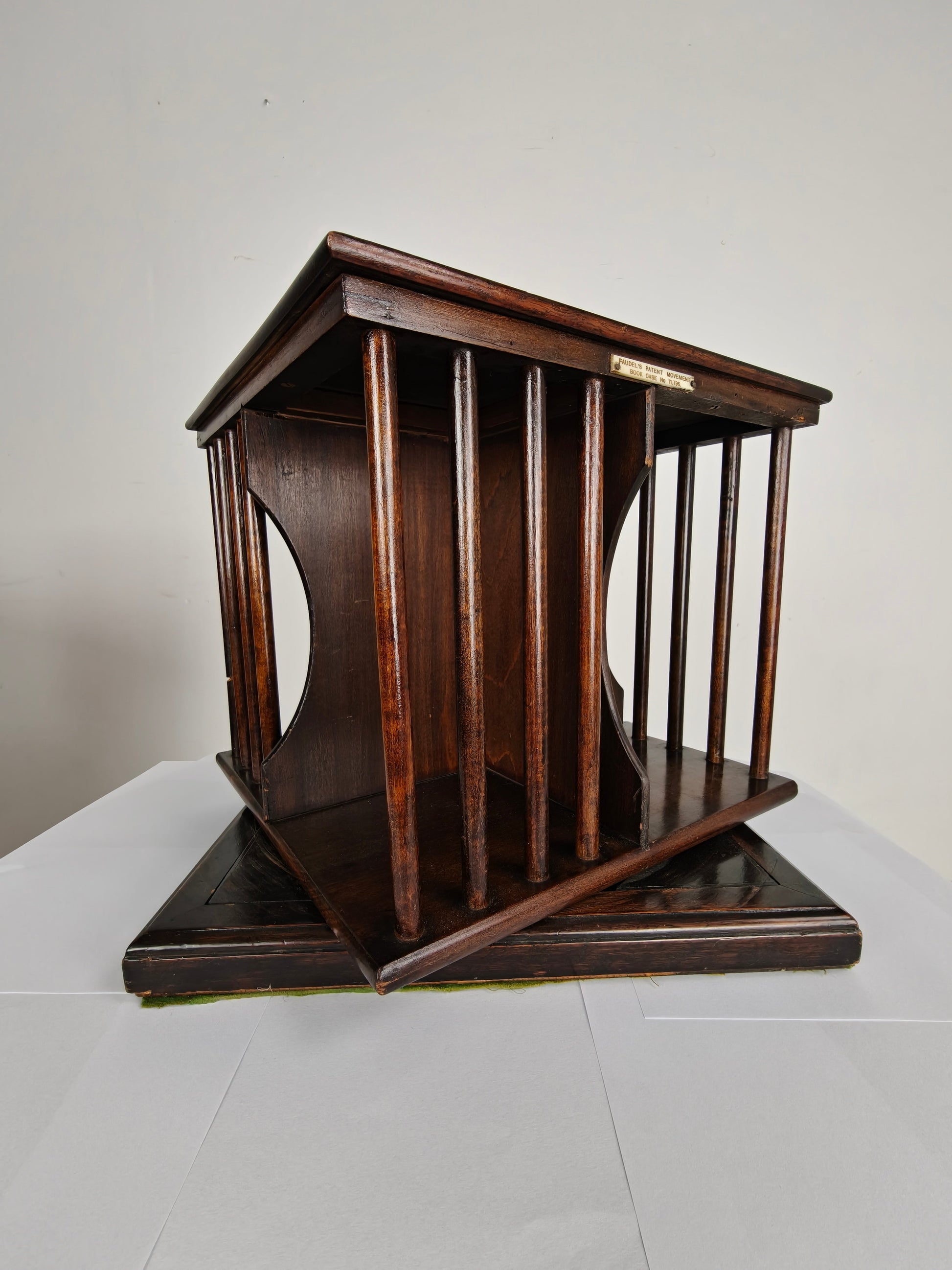 Miniature Antique Bookcase/Bookmill Circa 1900 Miniature Antique Bookcase/Bookmill Circa 1900