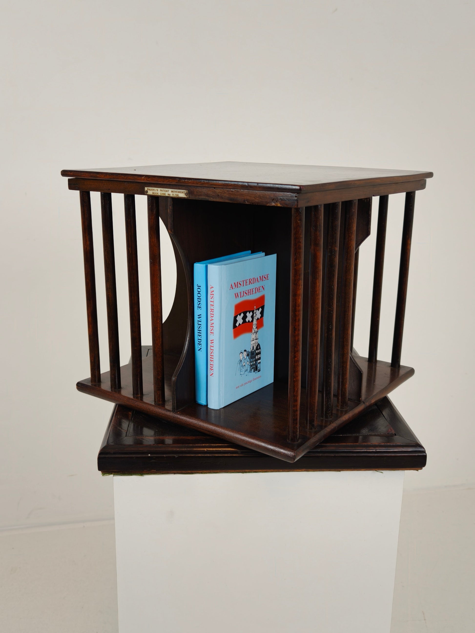 Miniature Antique Bookcase/Bookmill Circa 1900 Miniature Antique Bookcase/Bookmill Circa 1900