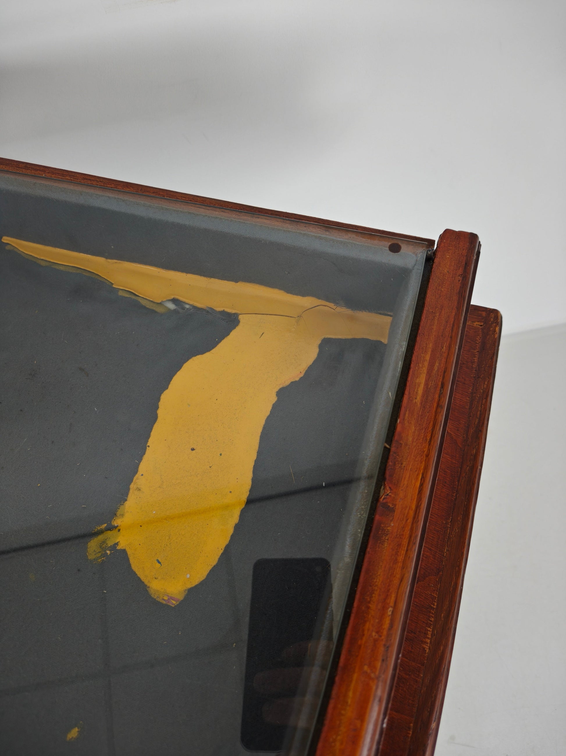 Oak Museum Display Cabinet from the 1940s-50s – Horizontal Curved Model Oak Museum Display Cabinet from the 1940s-50s – Horizontal Curved Model
