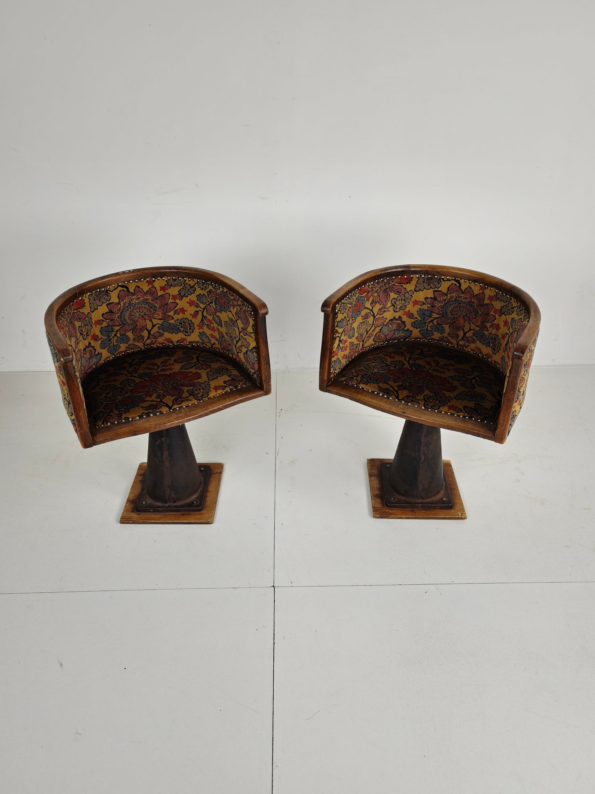 One-of-a-Kind Swivel Boat Chairs | Circa 1900–1920 One-of-a-Kind Swivel Boat Chairs | Circa 1900–1920