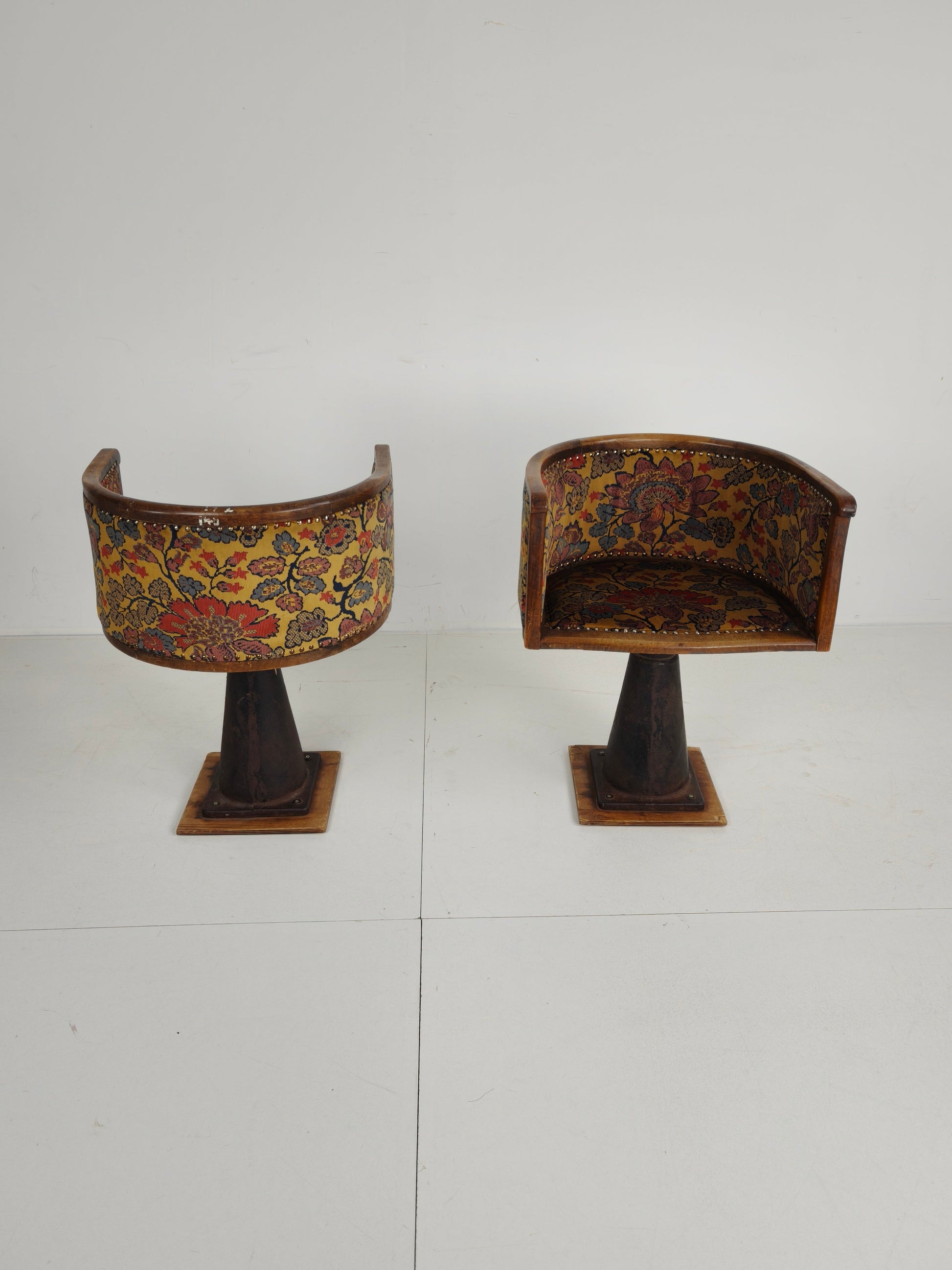 One-of-a-Kind Swivel Boat Chairs | Circa 1900–1920 One-of-a-Kind Swivel Boat Chairs | Circa 1900–1920