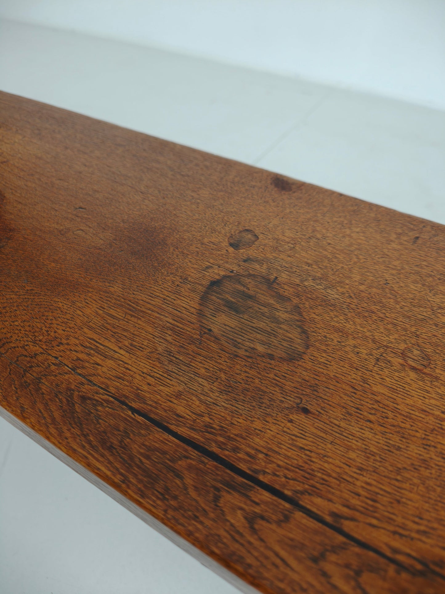 Pair of 19th Century French Rustic Benches – Solid Oak Pair of 19th Century French Rustic Benches – Solid Oak
