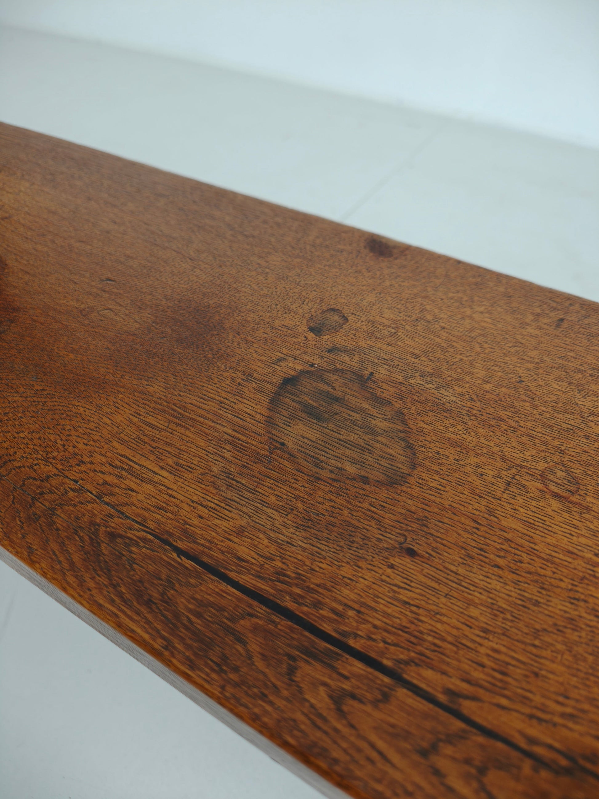 Pair of 19th Century French Rustic Benches – Solid Oak Pair of 19th Century French Rustic Benches – Solid Oak