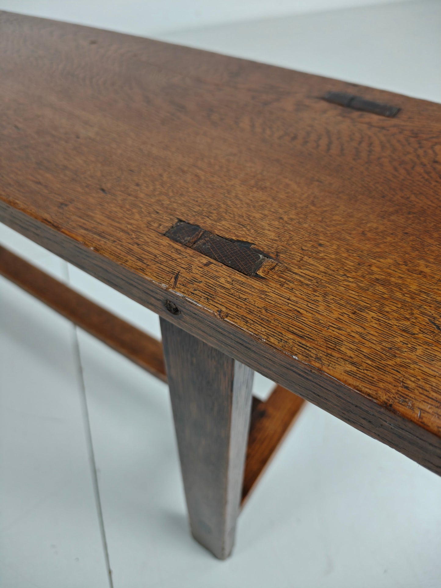 Pair of 19th Century French Rustic Benches – Solid Oak Pair of 19th Century French Rustic Benches – Solid Oak