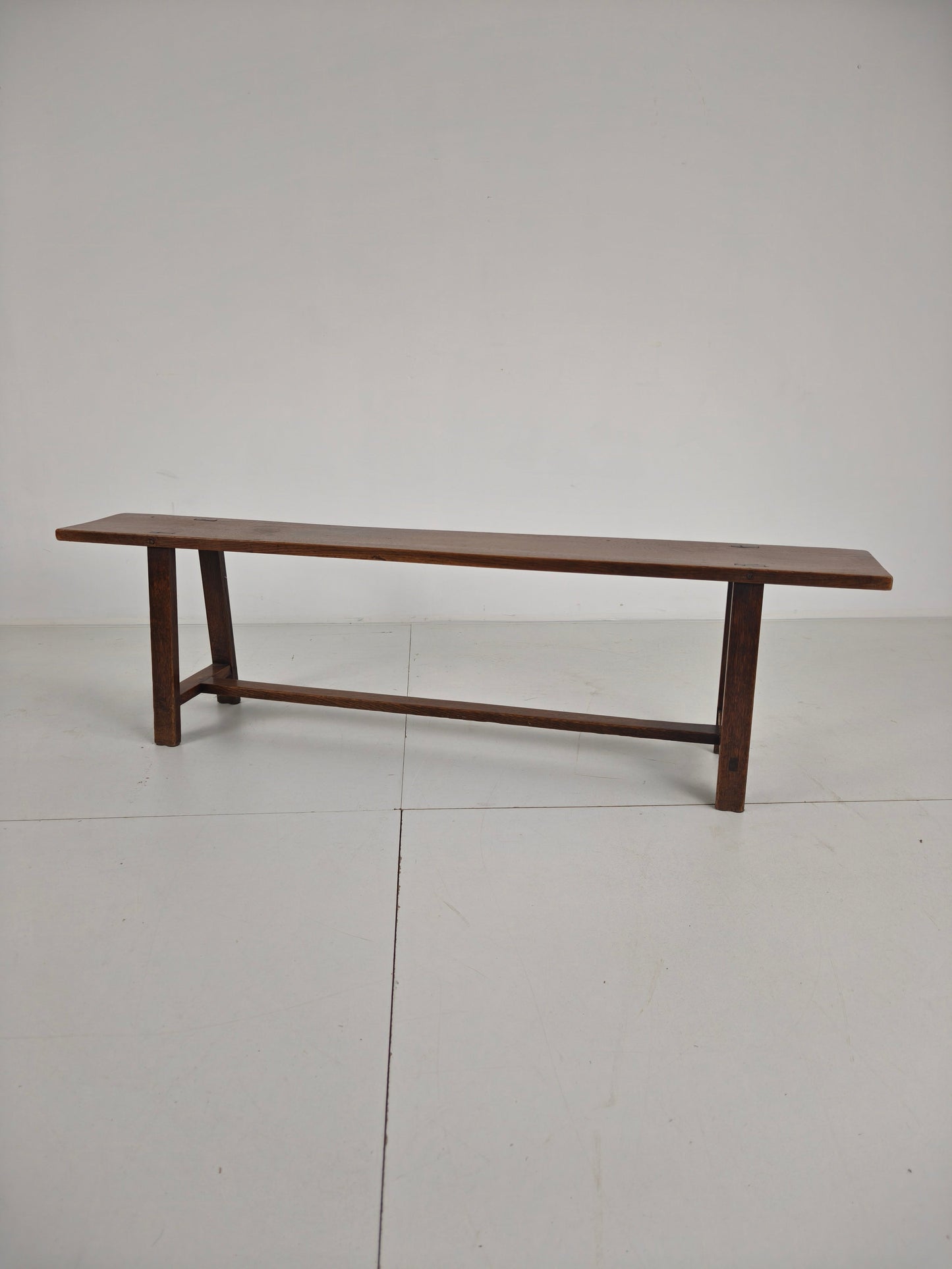 Pair of 19th Century French Rustic Benches – Solid Oak Pair of 19th Century French Rustic Benches – Solid Oak