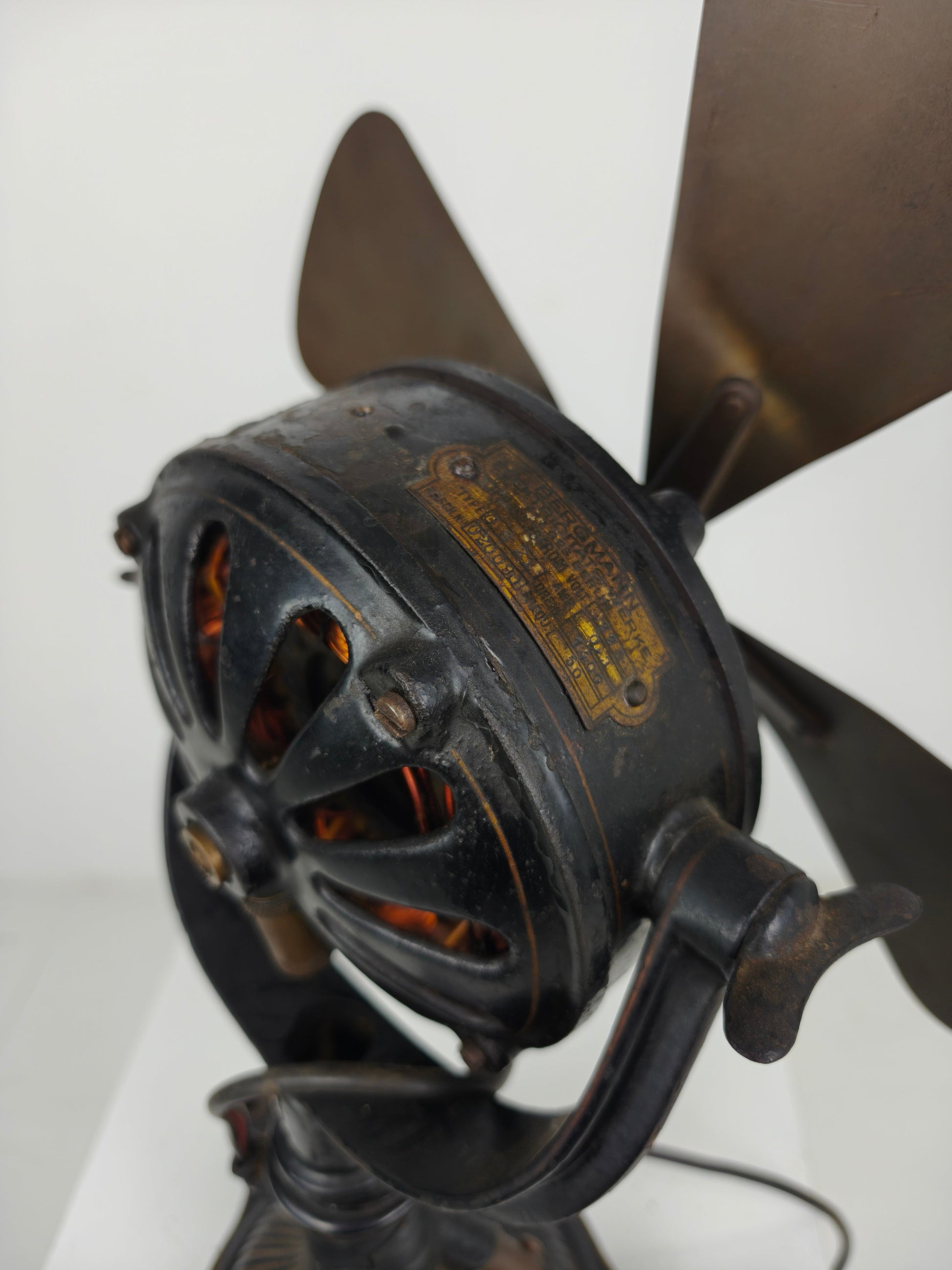 Rare Antique Cast Iron Bergmann Berlin Fan – ca. 1910 – Fully Working Rare Antique Cast Iron Bergmann Berlin Fan – ca. 1910 – Fully Working