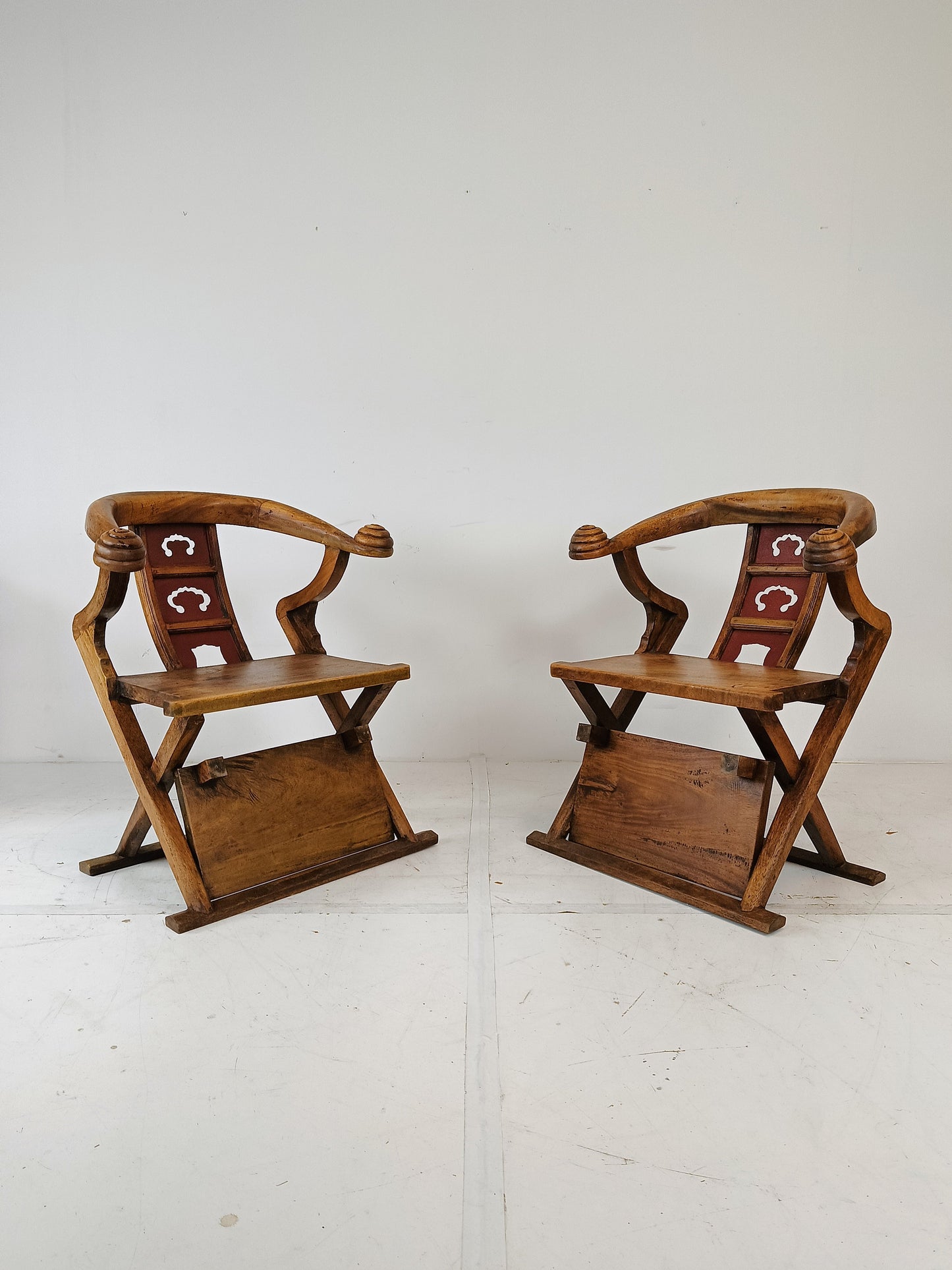 Rare Asian Throne Chairs Rare Asian Throne Chairs