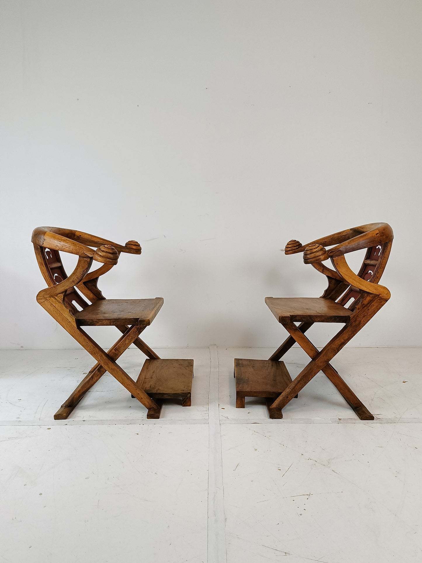 Rare Asian Throne Chairs Rare Asian Throne Chairs