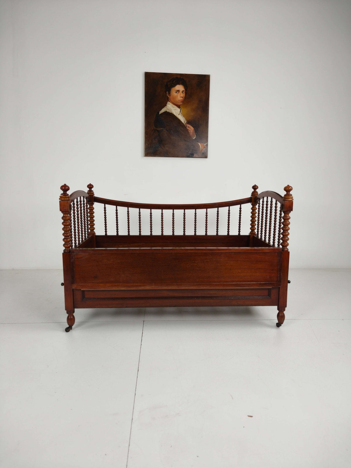 Rare Biedermeier Mahogany Daybed / Child’s Bed – Circa 1820 Rare Biedermeier Mahogany Daybed / Child’s Bed – Circa 1820
