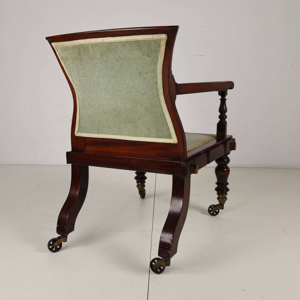Rare Victorian Adjustable Armchair by J. Alderman, London Rare Victorian Adjustable Armchair by J. Alderman, London