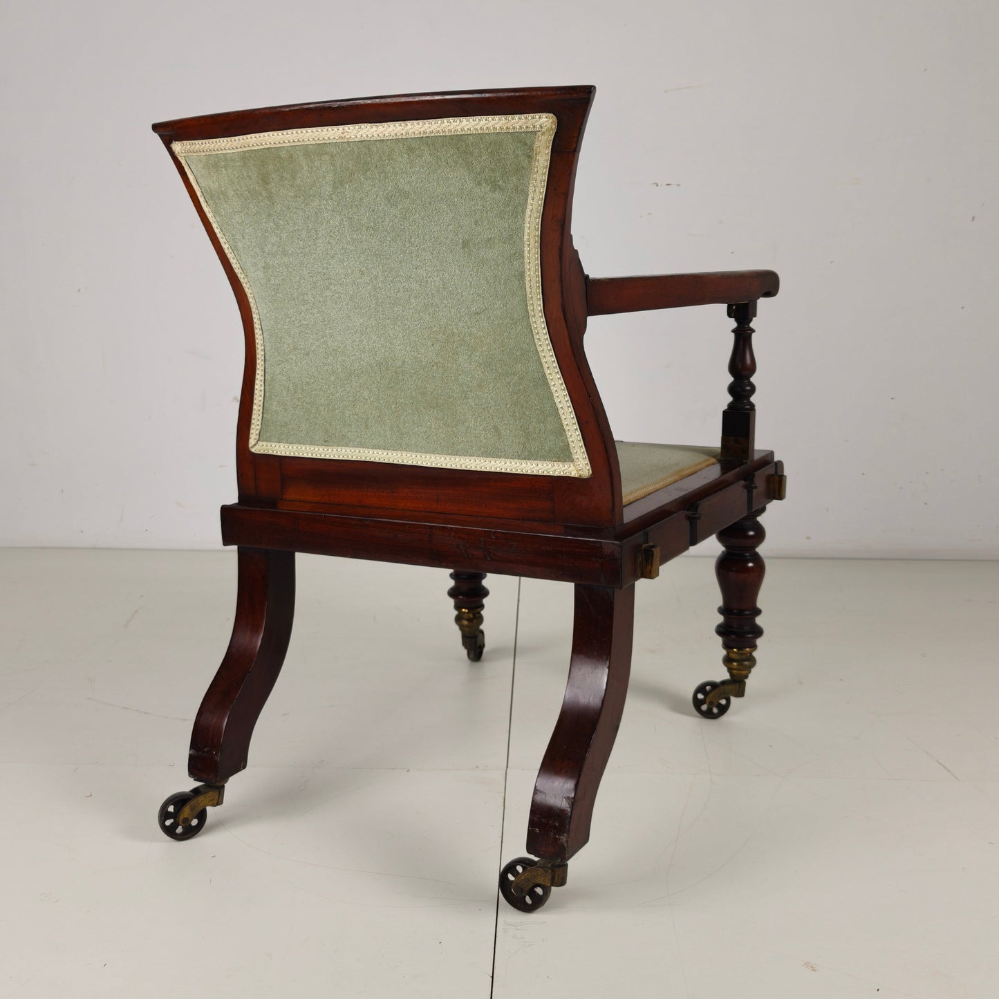 Rare Victorian Adjustable Armchair by J. Alderman, London Rare Victorian Adjustable Armchair by J. Alderman, London