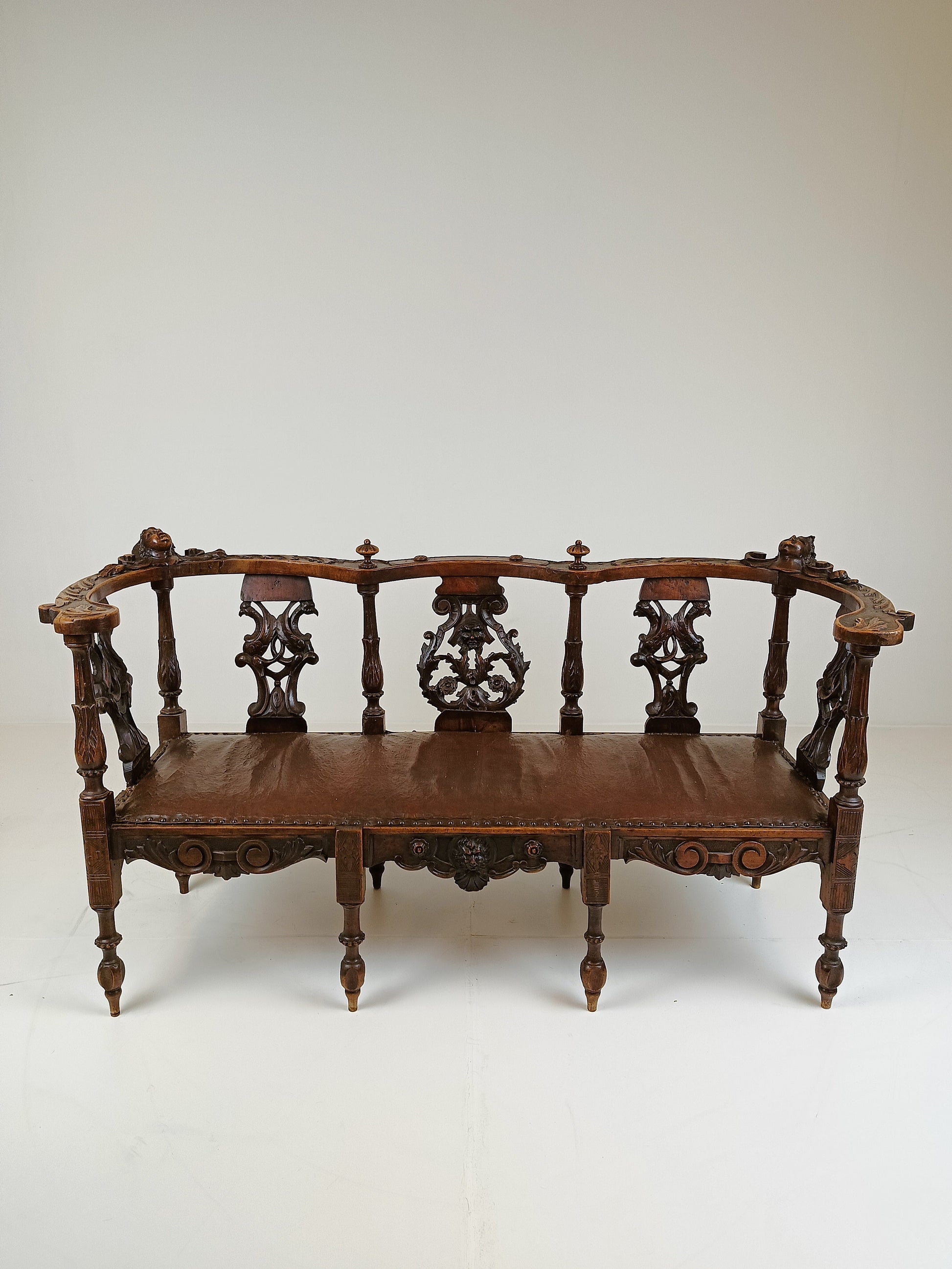 Renaissance Antique Side Bench Renaissance Antique Side Bench