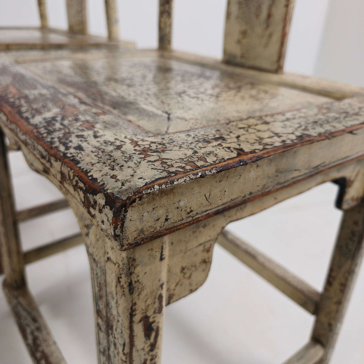 Set of Four 19th-Century Chinese Yoke-Back Chairs, circa 1890 Set of Four 19th-Century Chinese Yoke-Back Chairs, circa 1890