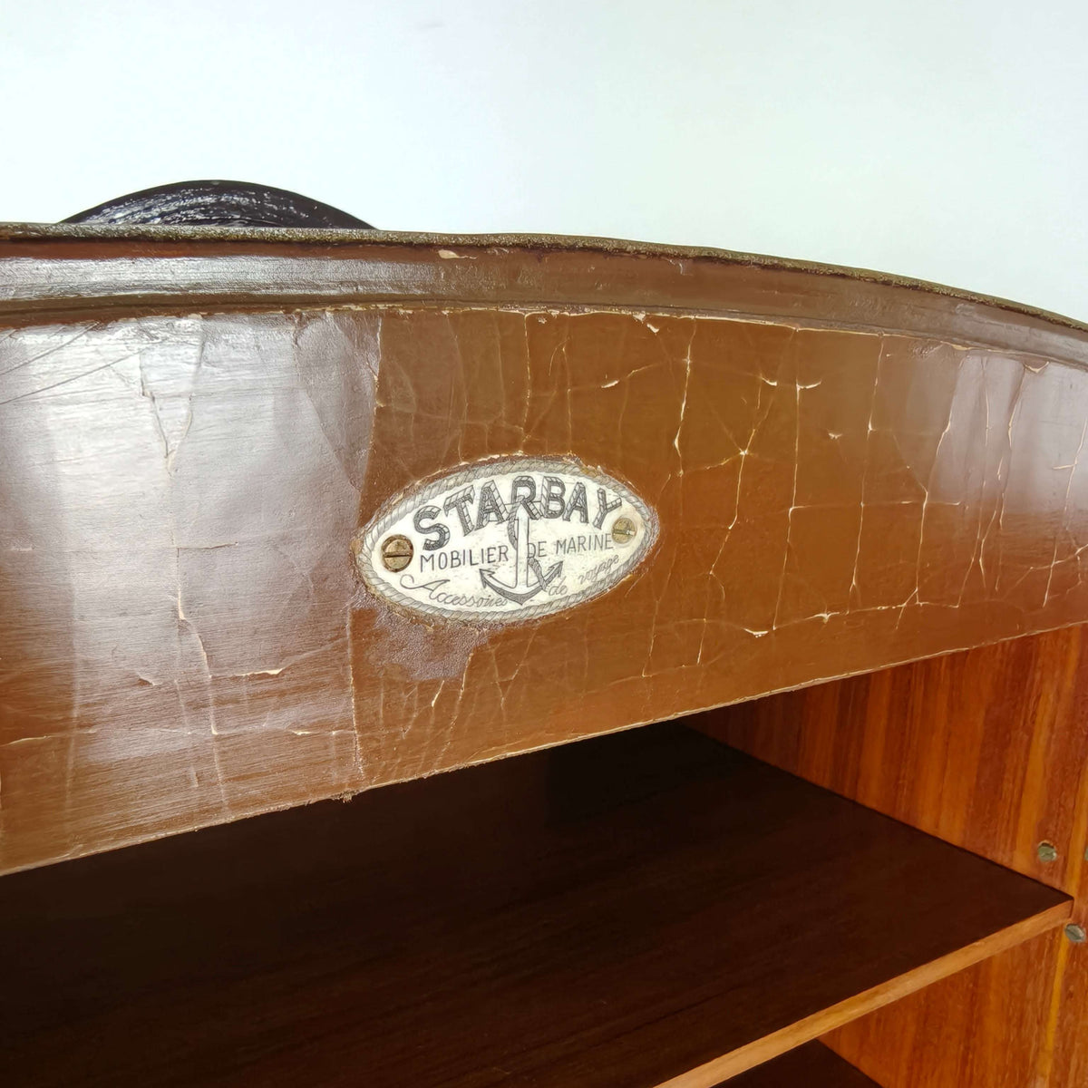 Starbay Nautical Steamer Trunk Campaign Desk – 20th Century Starbay Nautical Steamer Trunk Campaign Desk – 20th Century