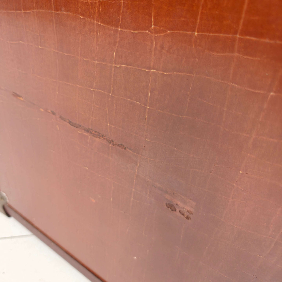 Starbay Nautical Steamer Trunk Campaign Desk – 20th Century Starbay Nautical Steamer Trunk Campaign Desk – 20th Century