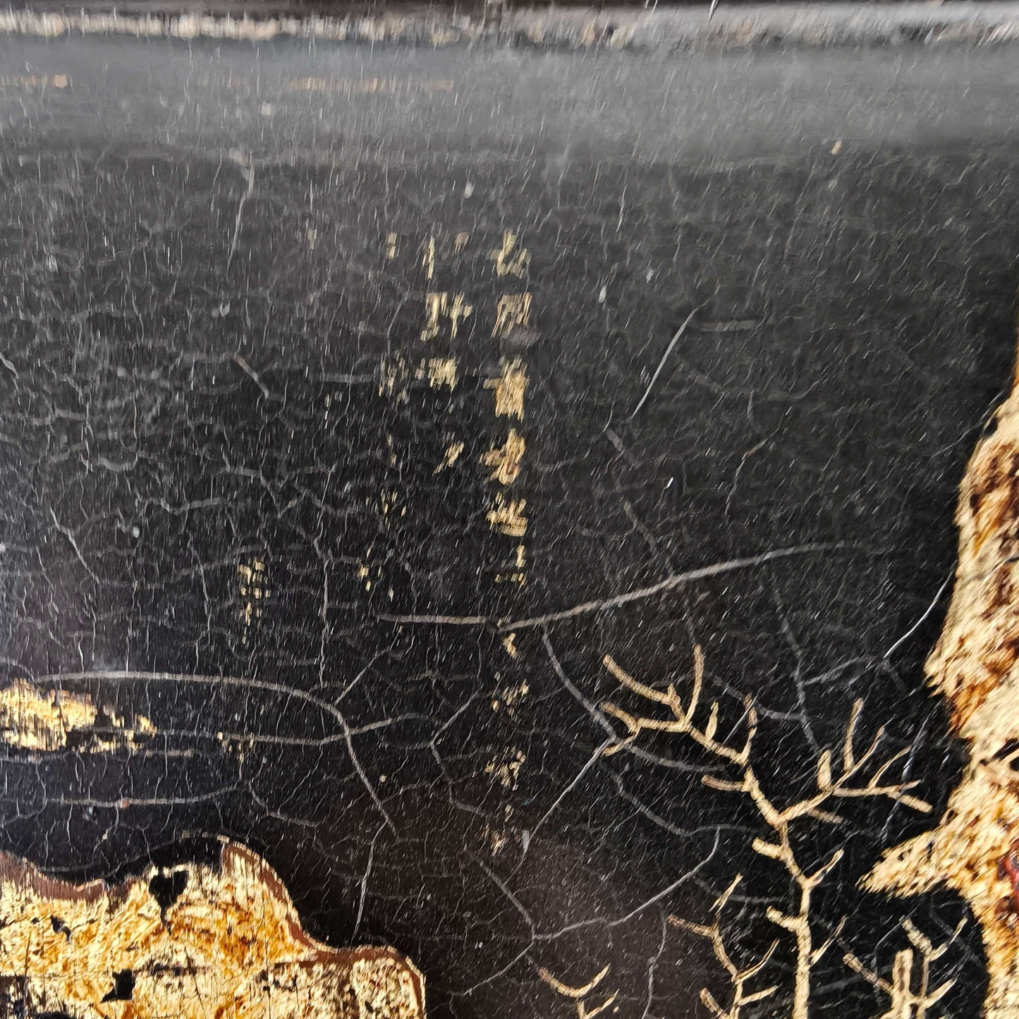 Striking Pair of 19th Century Chinoiserie Panels in Gilt Frames art Striking Pair of 19th Century Chinoiserie Panels in Gilt Frames art
