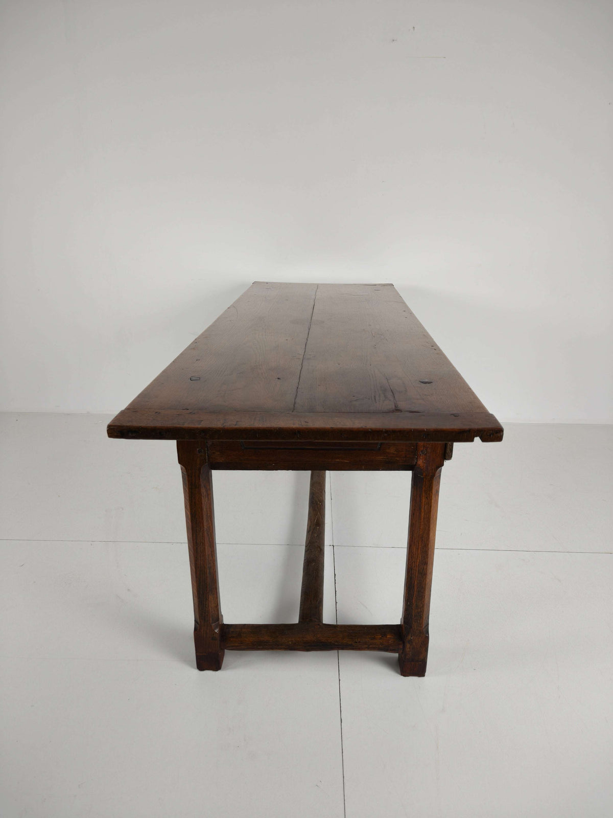 Stunning 18th Century French Farmhouse Dining Table – Solid Oak with sliding drawers Stunning 18th Century French Farmhouse Dining Table – Solid Oak with sliding drawers