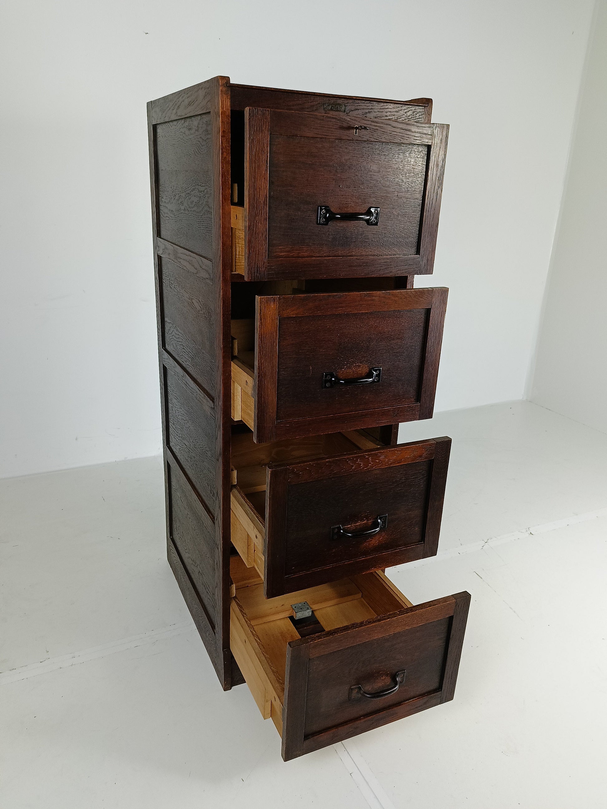 Stunning Antique Filling Cabinet By Handelsvereeniging Amsterdam Stunning Antique Filling Cabinet By Handelsvereeniging Amsterdam