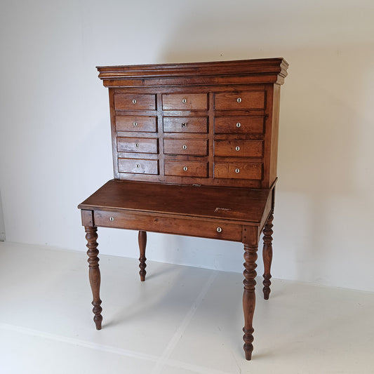 Stunning Antique One Of A Kind Notary Desk With Working Safe Bell Stunning Antique One Of A Kind Notary Desk With Working Safe Bell