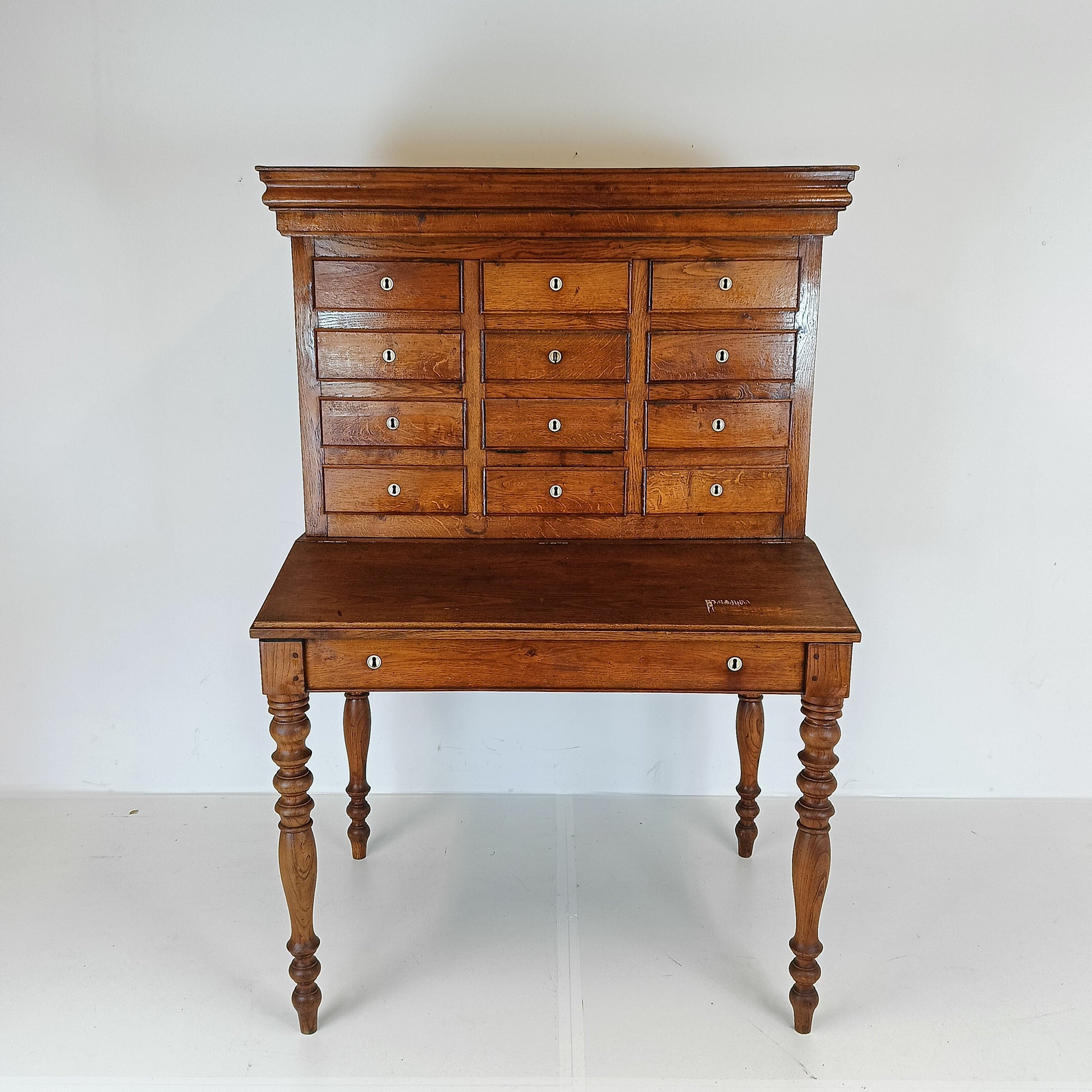Stunning Antique One Of A Kind Notary Desk With Working Safe Bell Stunning Antique One Of A Kind Notary Desk With Working Safe Bell
