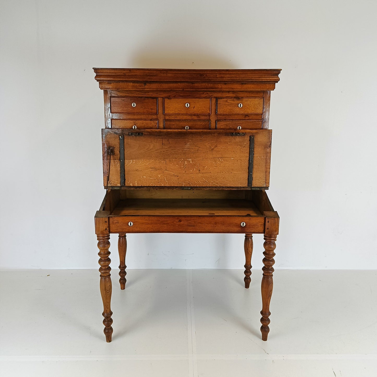 Stunning Antique One Of A Kind Notary Desk With Working Safe Bell Stunning Antique One Of A Kind Notary Desk With Working Safe Bell