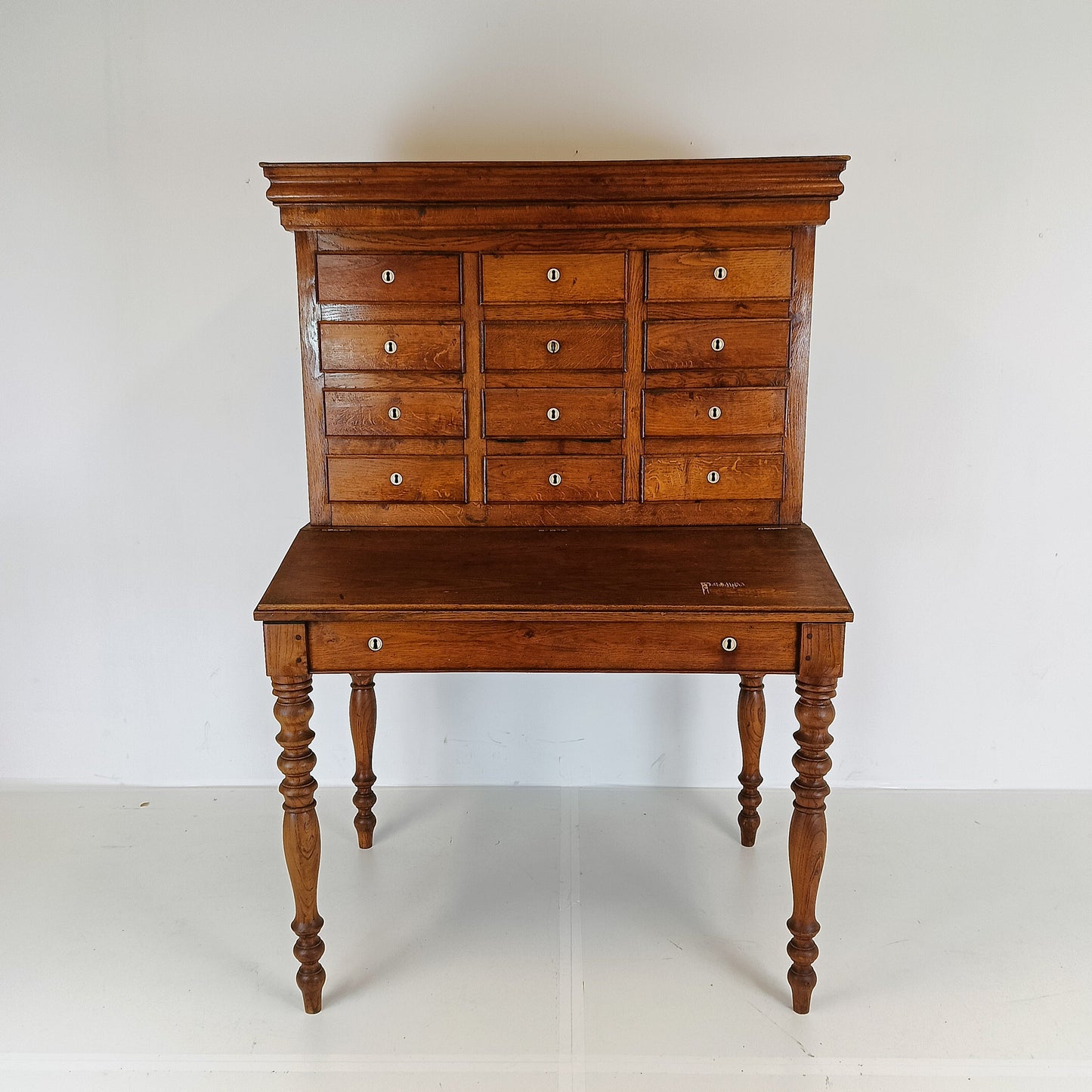 Stunning Antique One Of A Kind Notary Desk With Working Safe Bell Stunning Antique One Of A Kind Notary Desk With Working Safe Bell
