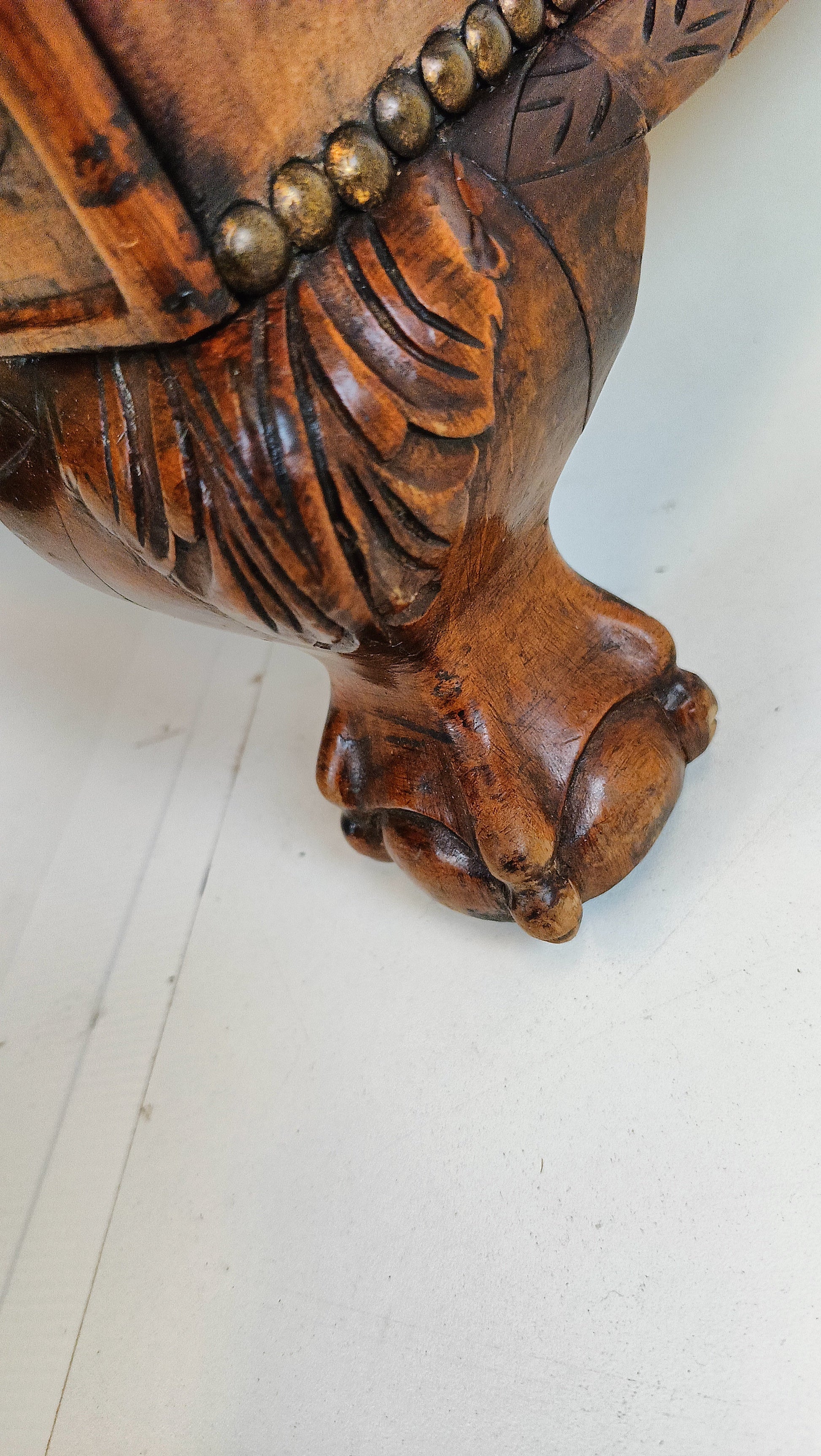 Stunning Antique Sheep Leather Club Chair Stunning Antique Sheep Leather Club Chair