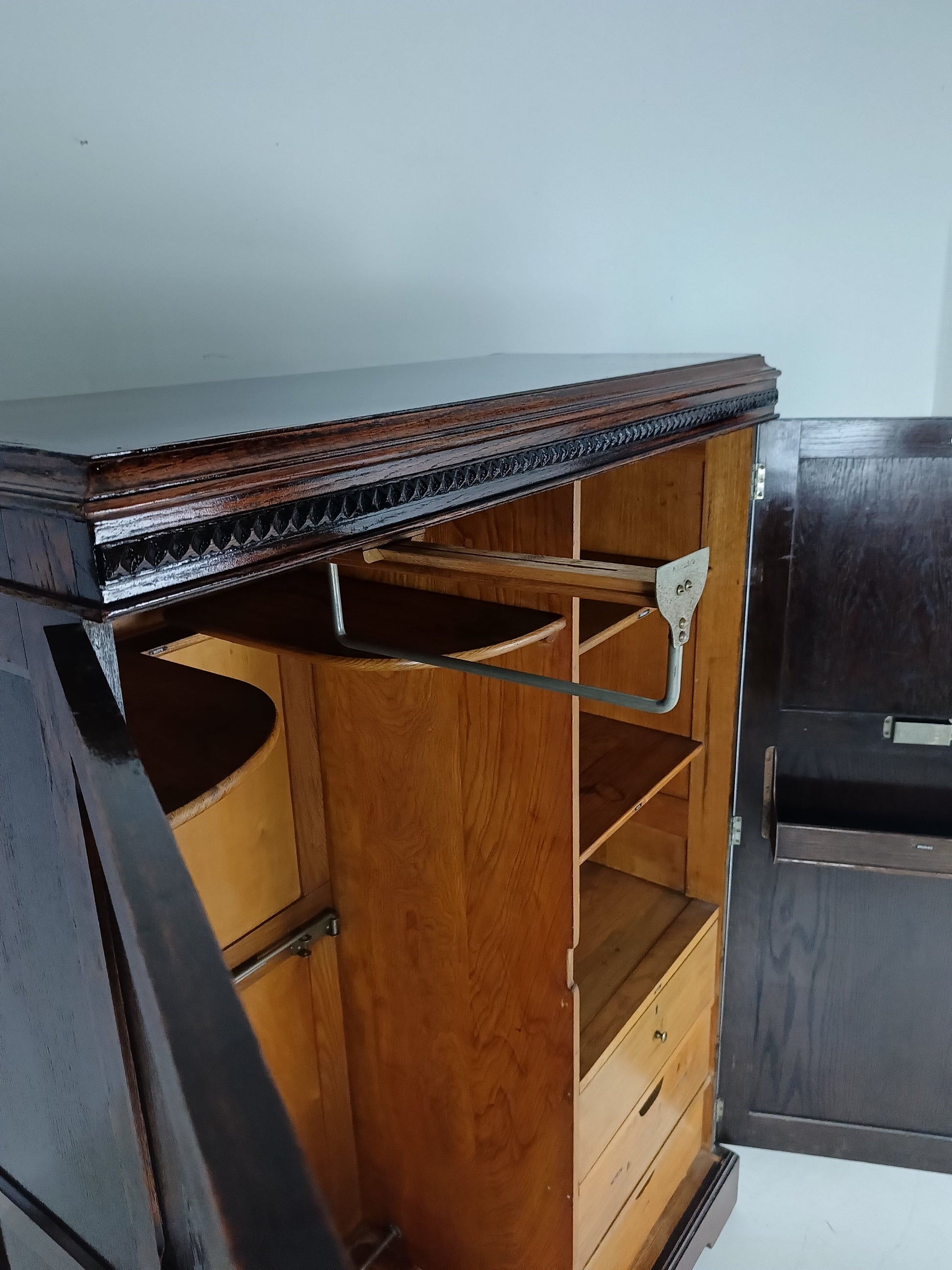 Stunning Art Deco Small Wardrobe Stunning Art Deco Small Wardrobe