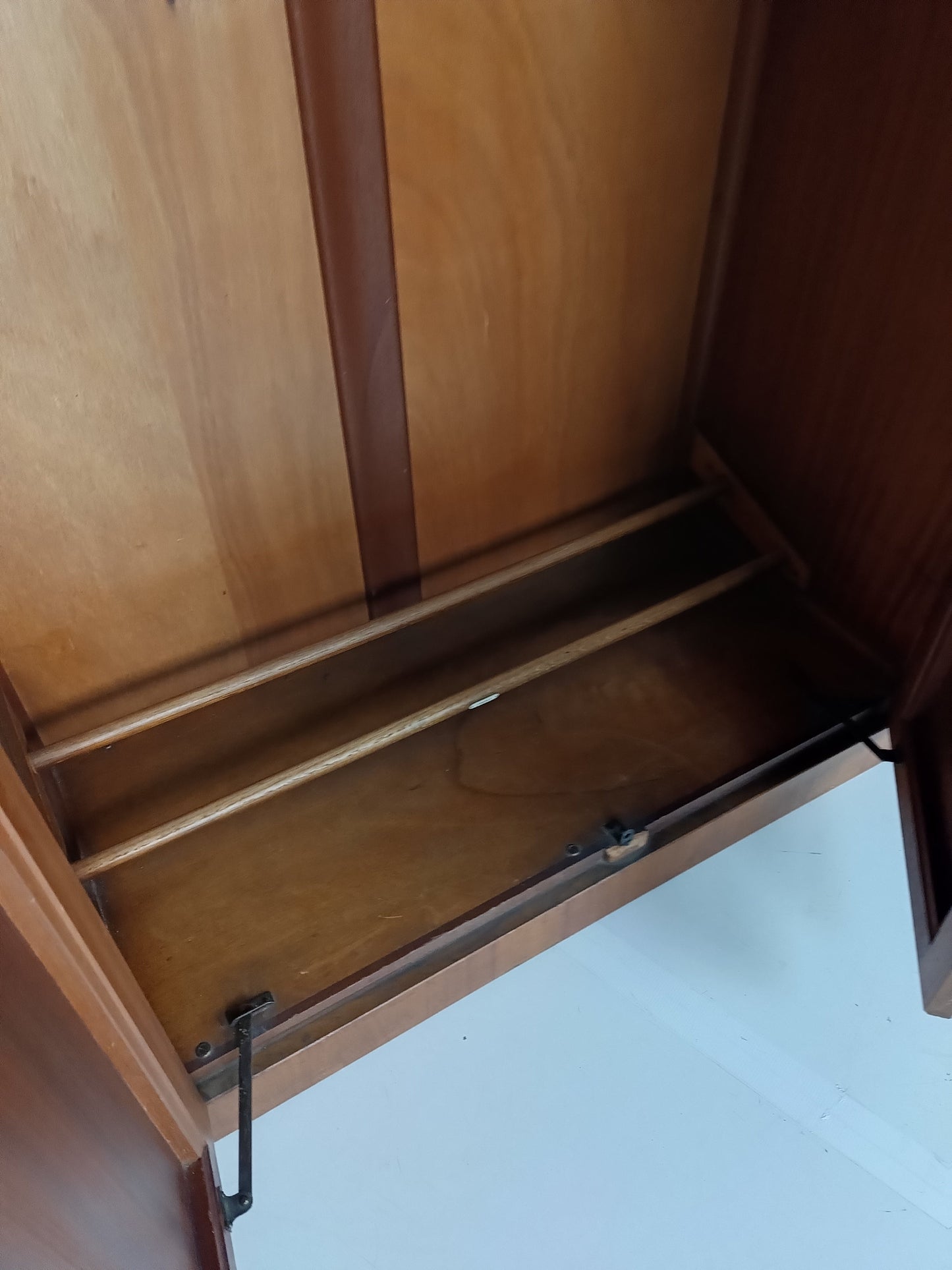 Stunning English Art Deco Burrnut Wardrobe Stunning English Art Deco Burrnut Wardrobe