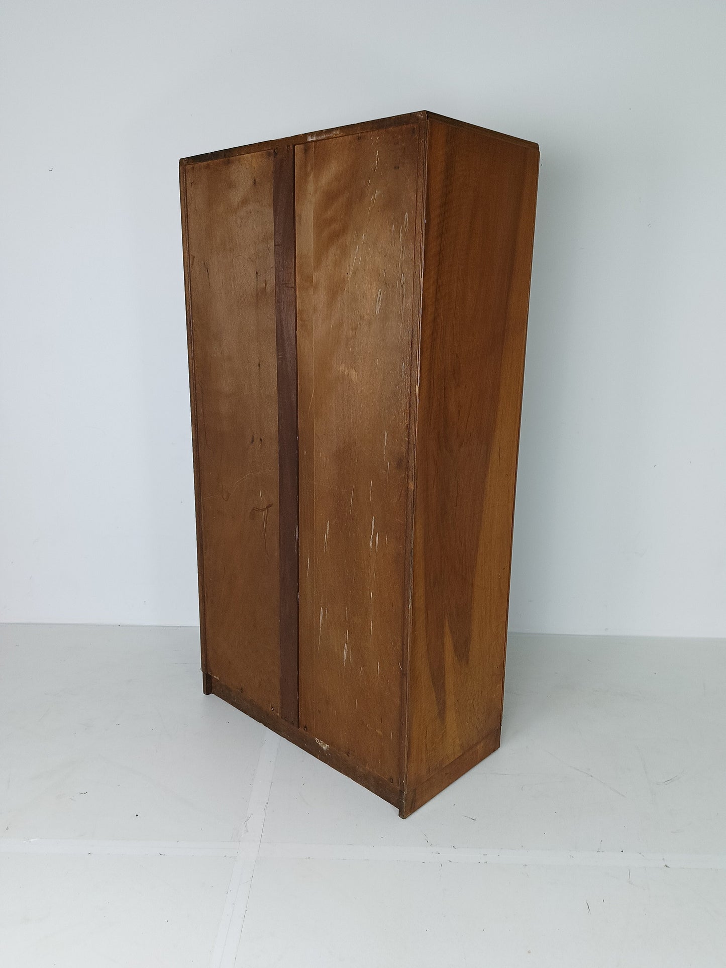 Stunning English Art Deco Burrnut Wardrobe Stunning English Art Deco Burrnut Wardrobe