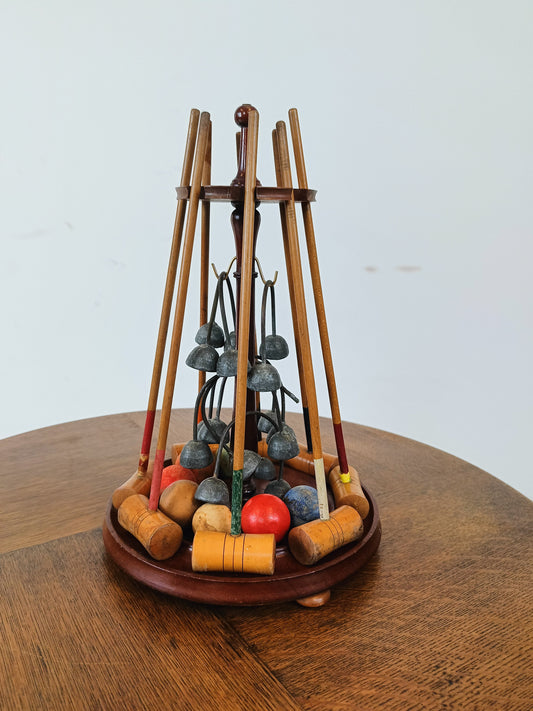 Table Miniature Croquet Set Table Miniature Croquet Set