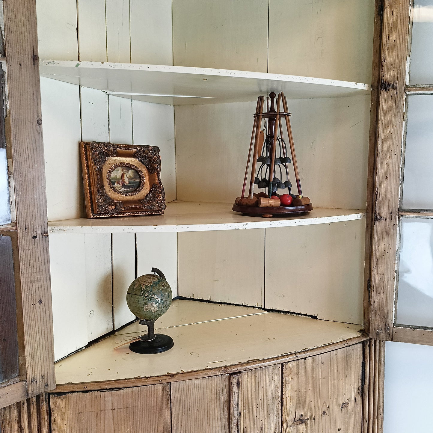 Unique Antique Pine Corner Cabinet Unique Antique Pine Corner Cabinet