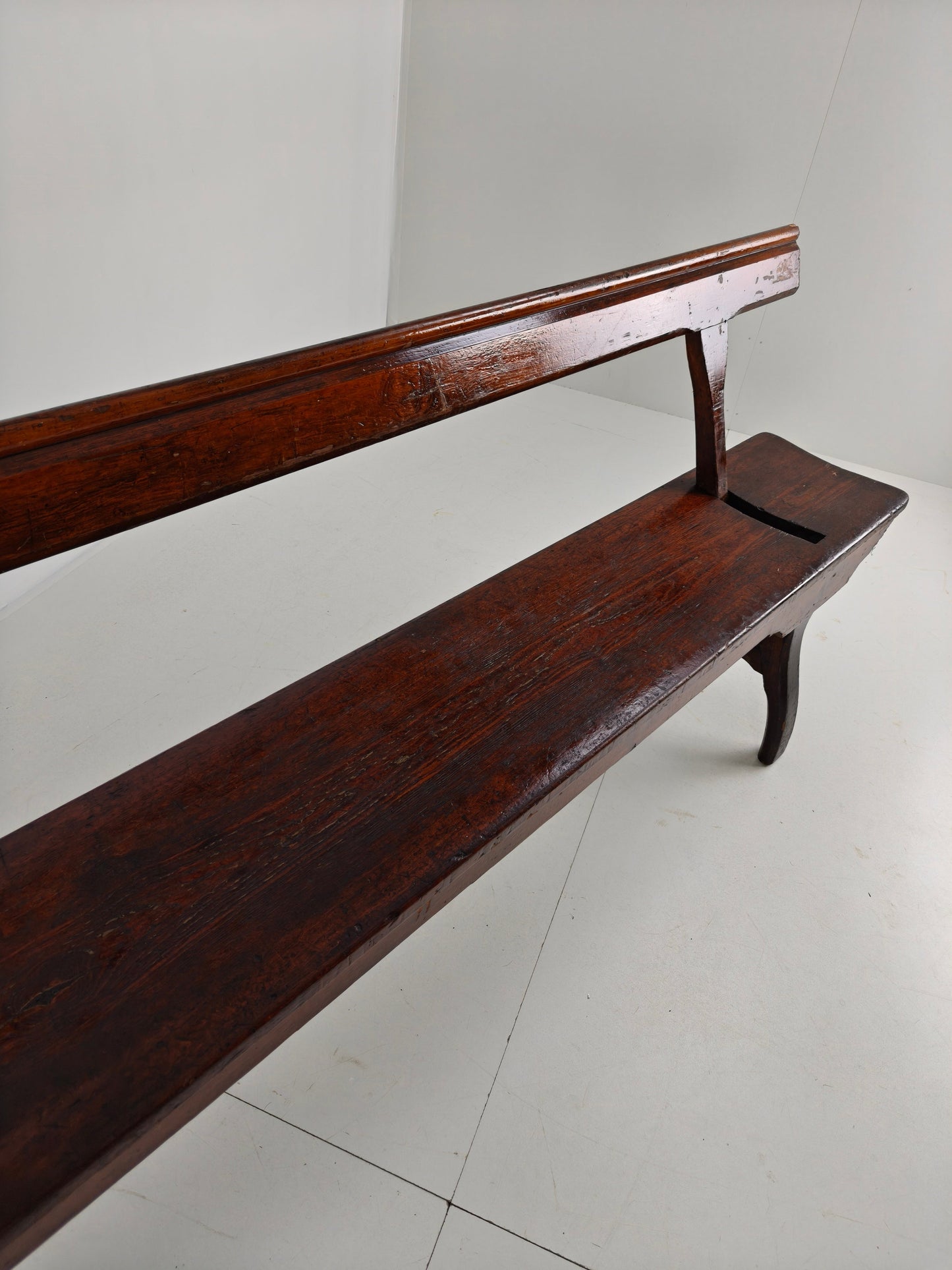 Victorian Pitch Pine Railway Bench – Halstead’s Makers, Todmorden Victorian Pitch Pine Railway Bench – Halstead’s Makers, Todmorden