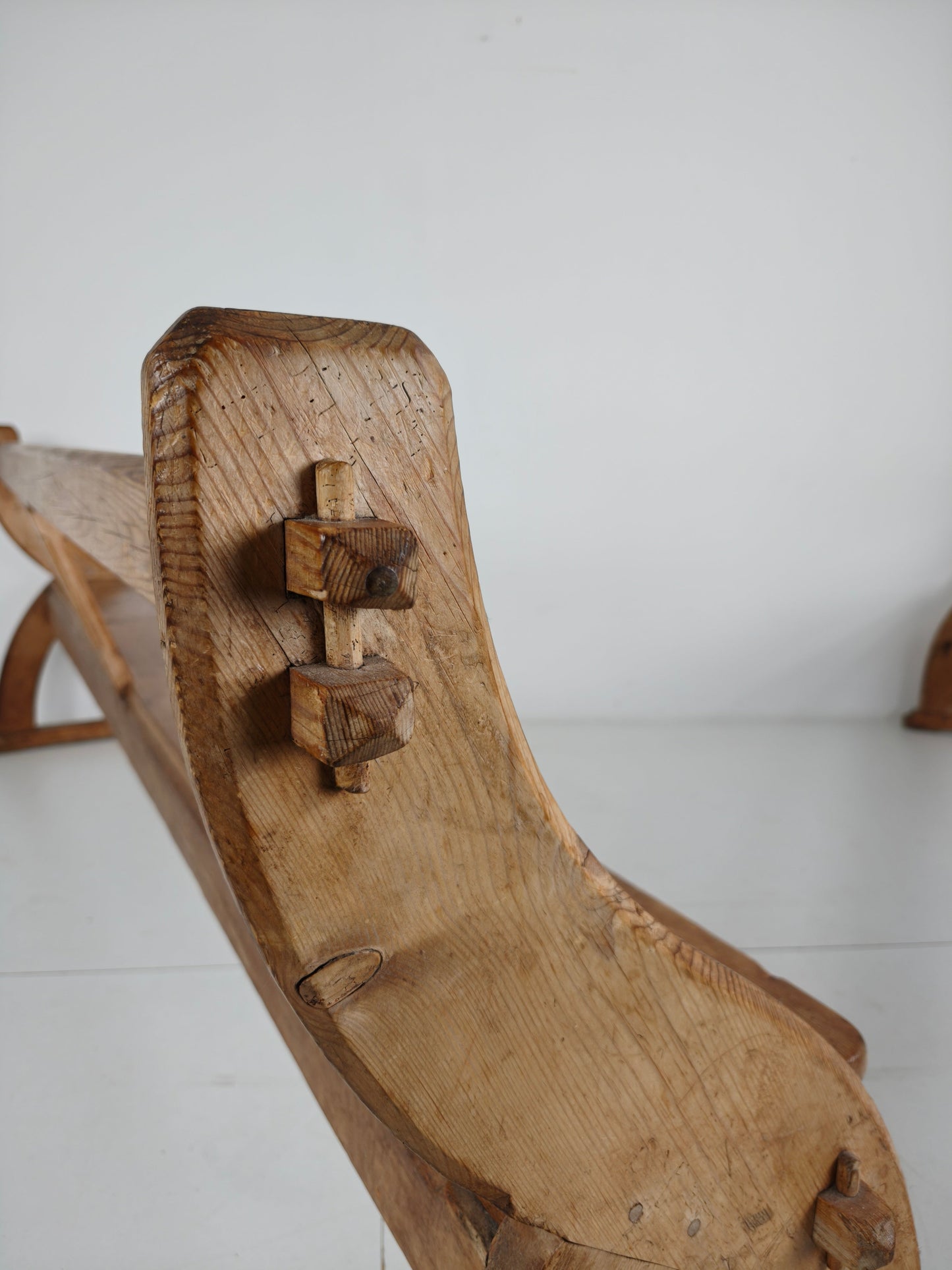 Victorian Pitch Pine School Benches – Circa 1900, England Victorian Pitch Pine School Benches – Circa 1900, England