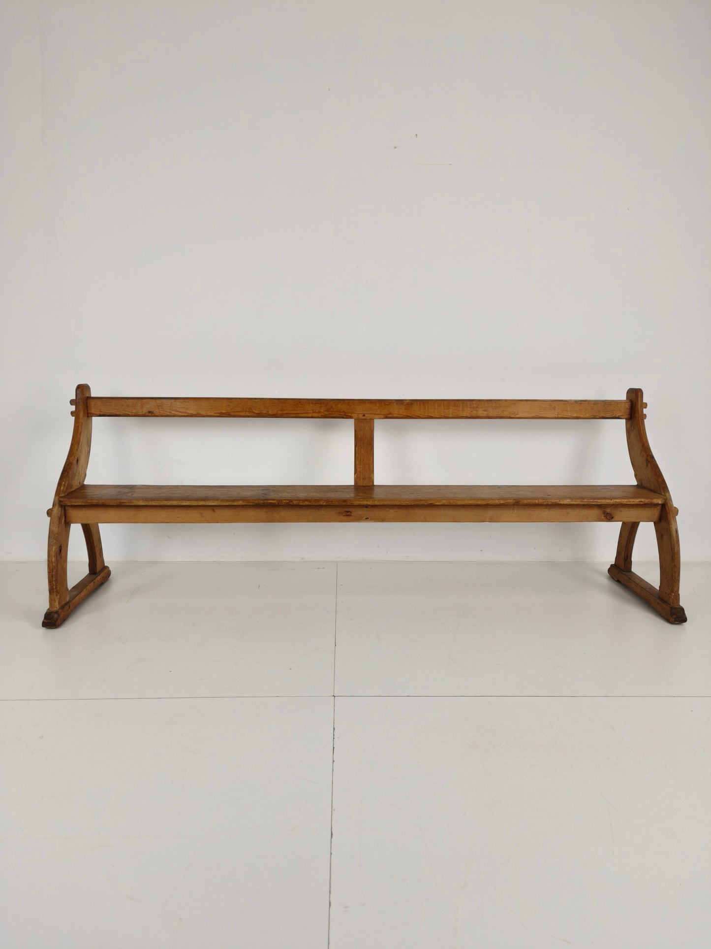 Victorian Pitch Pine School Benches – Circa 1900, England Victorian Pitch Pine School Benches – Circa 1900, England
