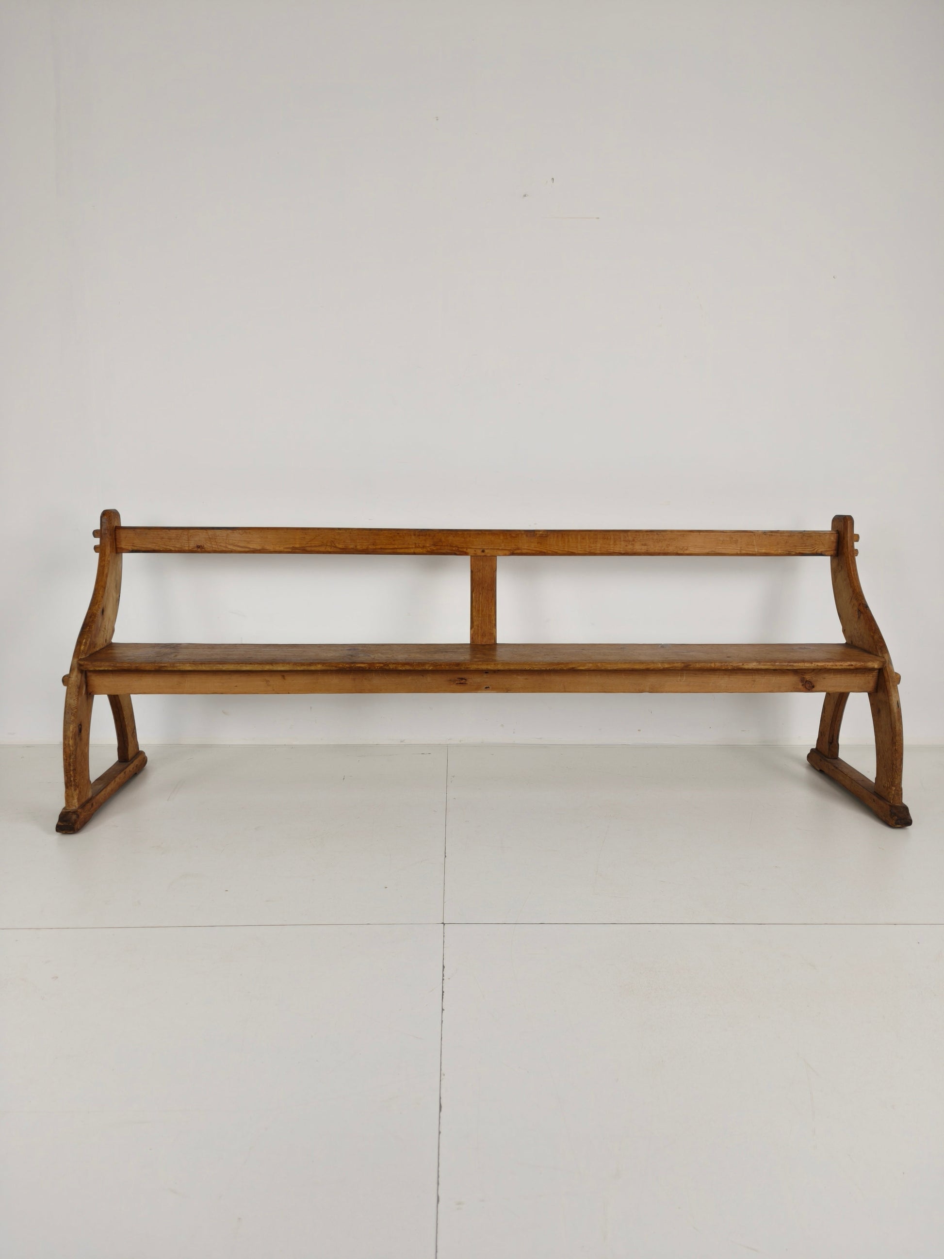 Victorian Pitch Pine School Benches – Circa 1900, England Victorian Pitch Pine School Benches – Circa 1900, England