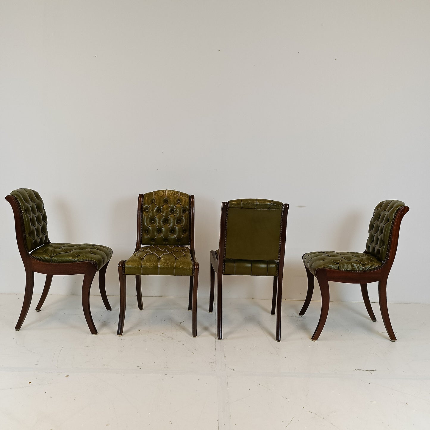 Vintage Chesterfield Armchairs/Desk Chairs Vintage Chesterfield Armchairs/Desk Chairs