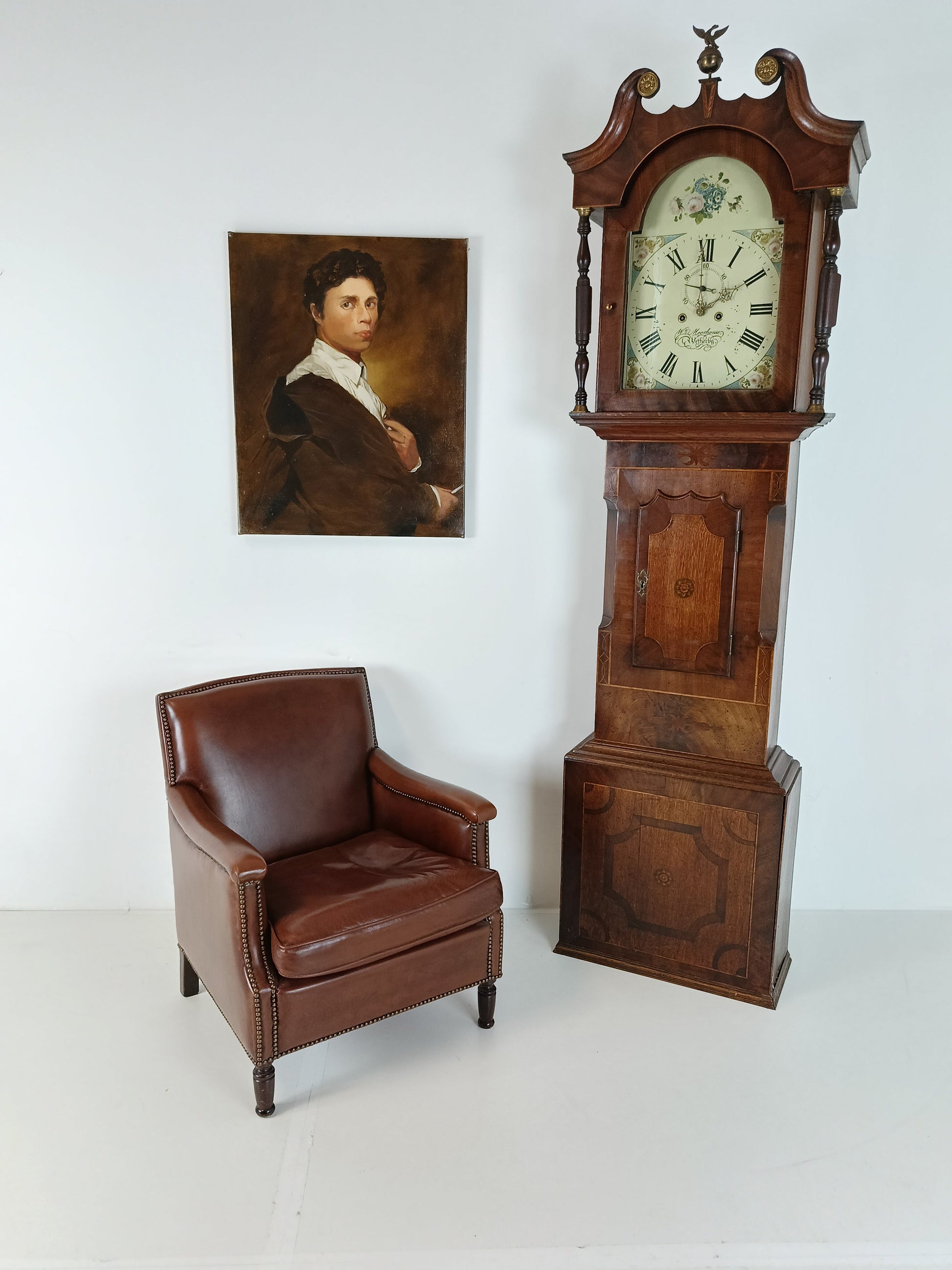 WM House Wetterby Antique Clock 1780 WM House Wetterby Antique Clock 1780