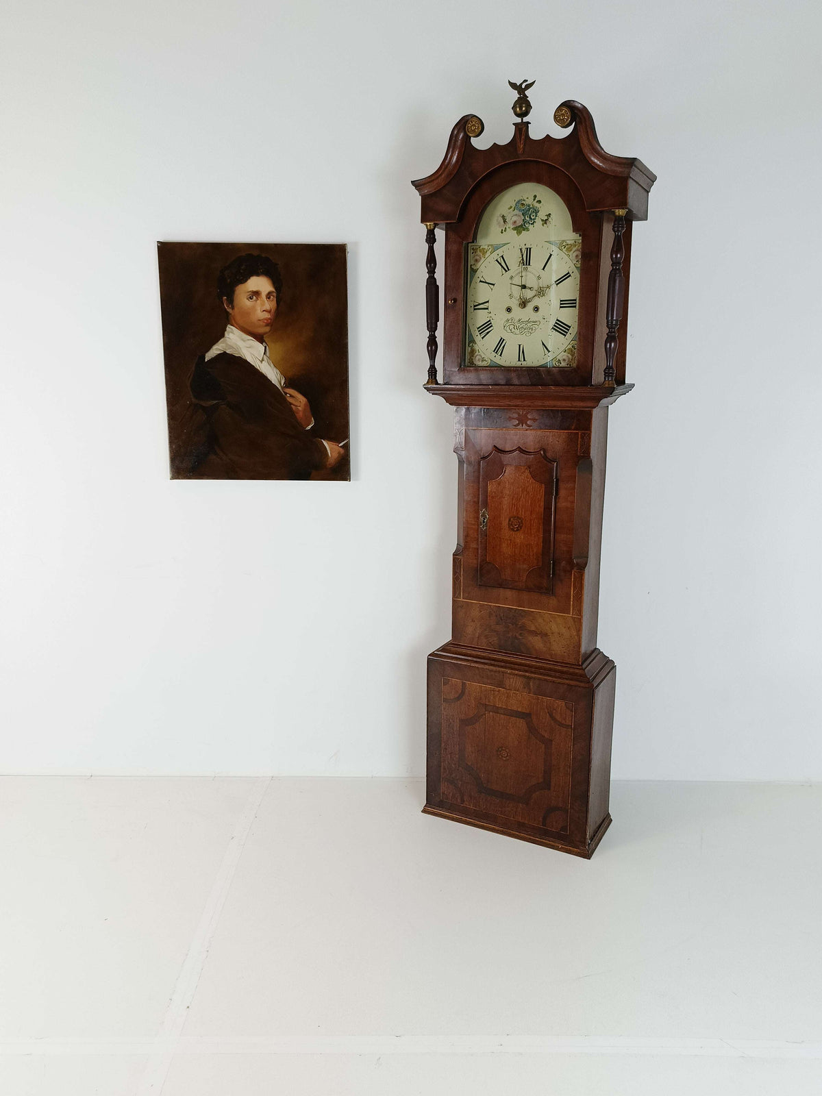 WM House Wetterby Antique Clock 1780 WM House Wetterby Antique Clock 1780