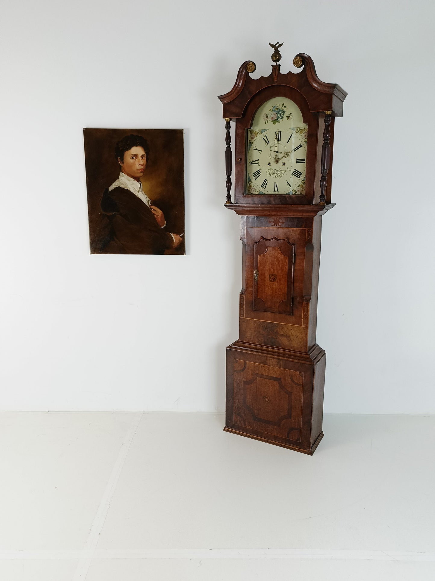 WM House Wetterby Antique Clock 1780 WM House Wetterby Antique Clock 1780