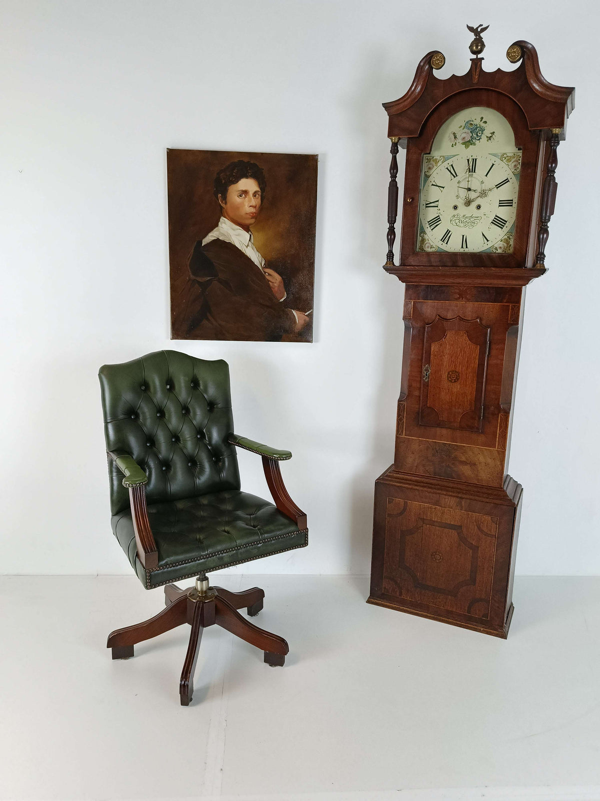 WM House Wetterby Antique Clock 1780 WM House Wetterby Antique Clock 1780