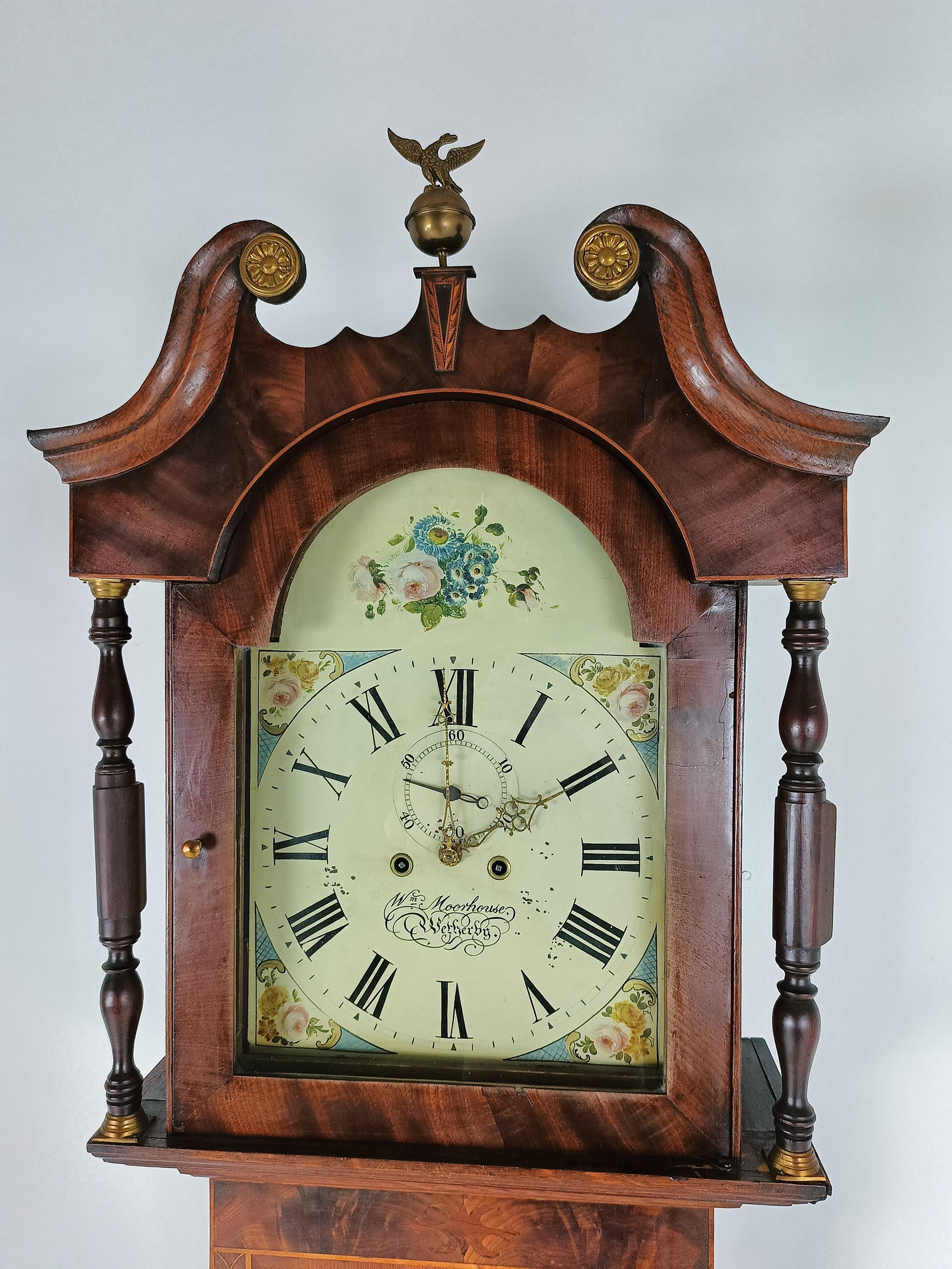 WM House Wetterby Antique Clock 1780 WM House Wetterby Antique Clock 1780