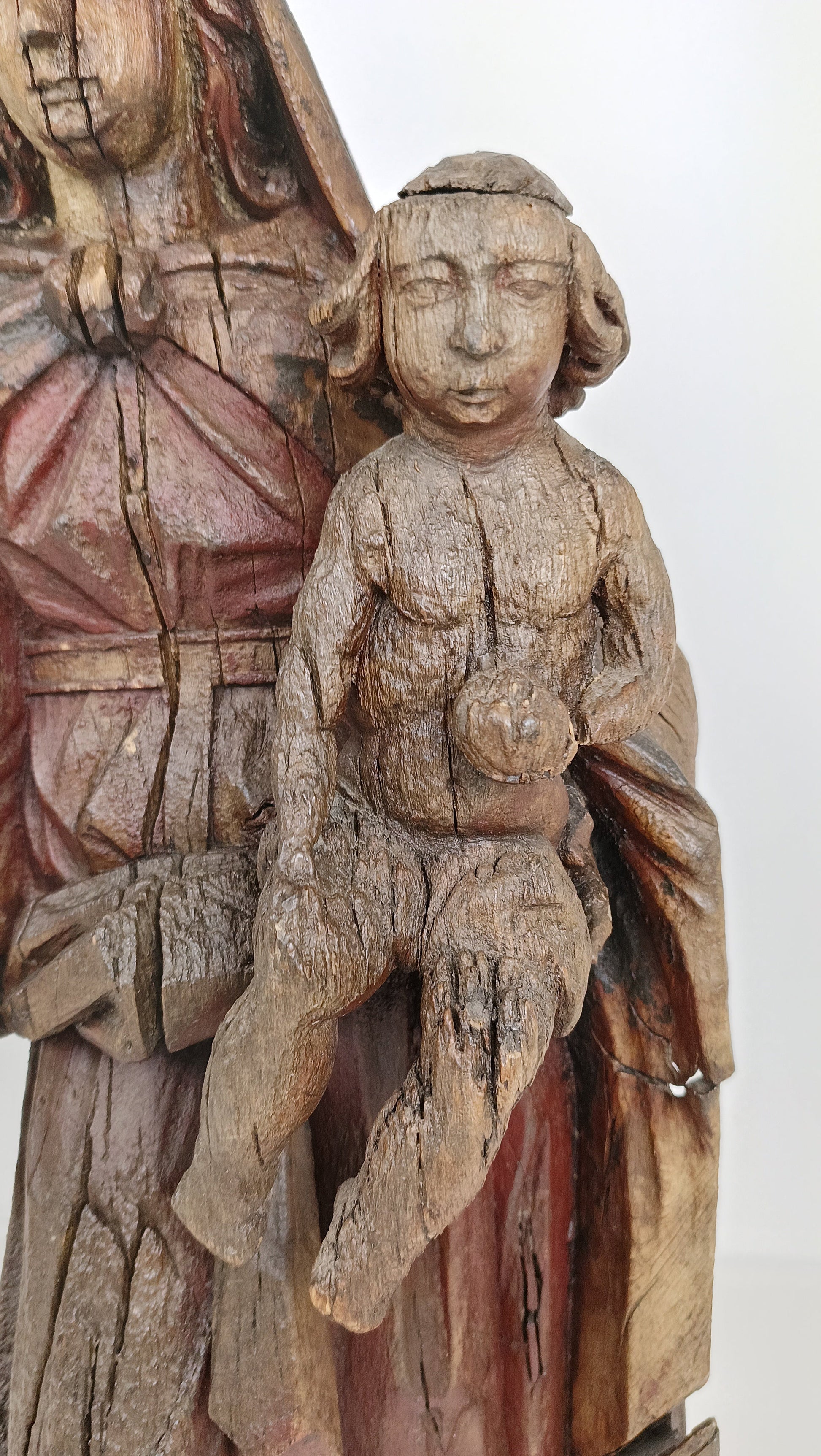 Wooden Statue Of Virgin Mary With Jesus Wooden Statue Of Virgin Mary With Jesus