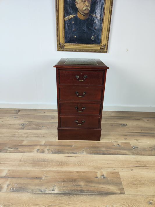 English Chesterfield Filing Cabinet