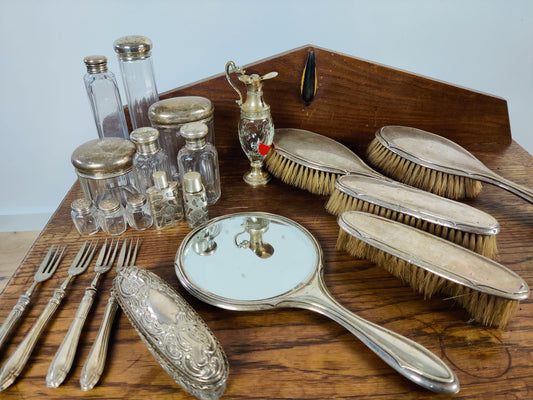 A Collection Of Victorian Silverware