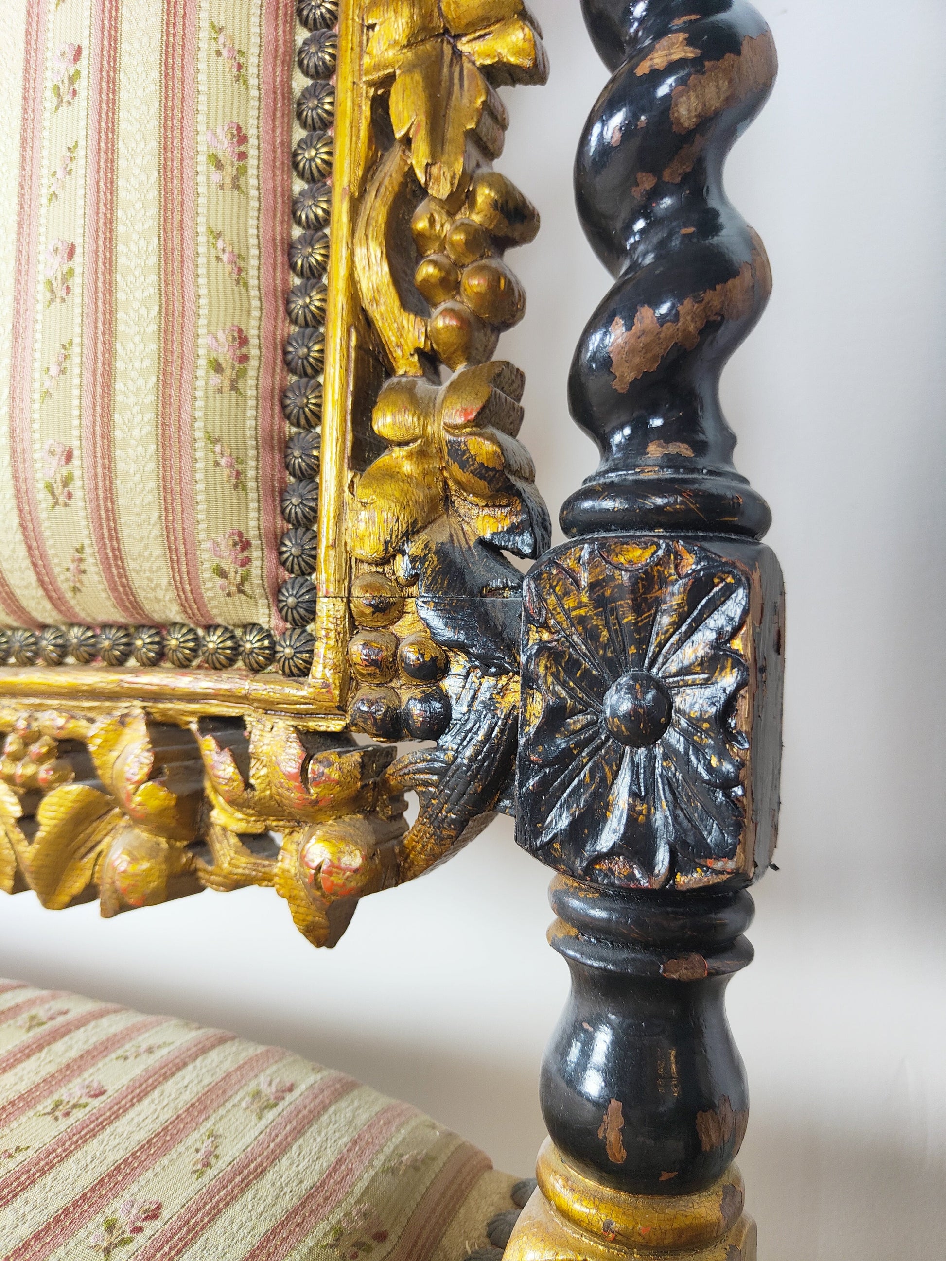 A Beautiful Antique French Hall Sofa A Beautiful Antique French Hall Sofa