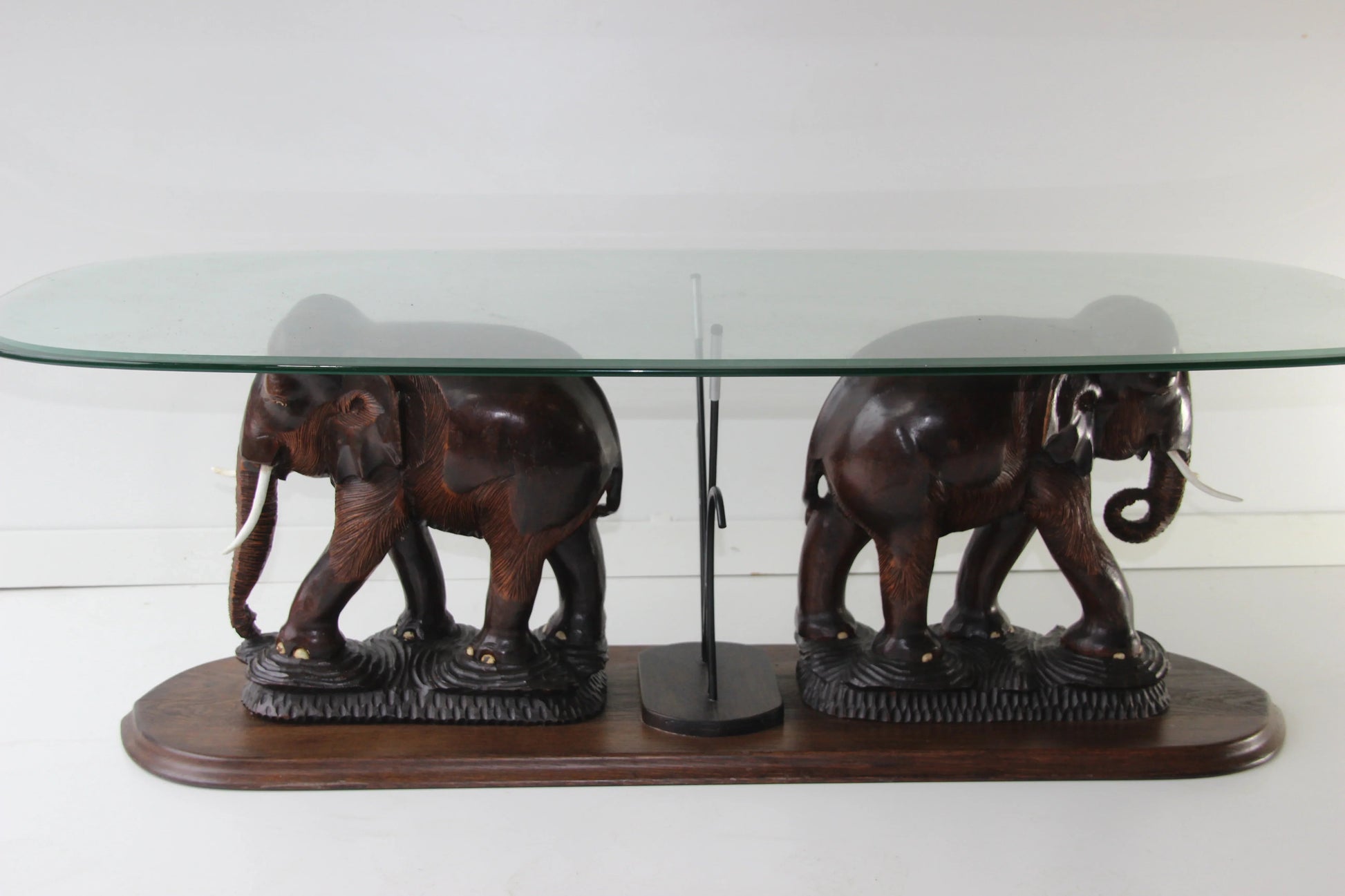 Elephant Coffee Table Around 1960s Elephant Coffee Table Around 1960s